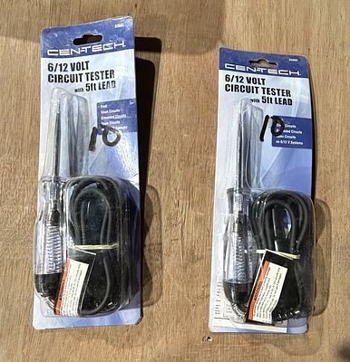 6 1/2V CIRCUT TESTERS. 2 TOTAL