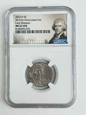 2023 D MS 67 6FS NICKEL