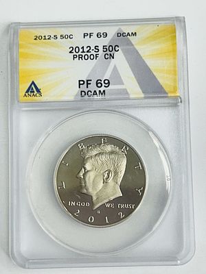 2012-S 50C PROOF PF 69 DCAM