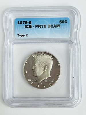 1979-S ICG PR70 DCAM HALF DOLLAR