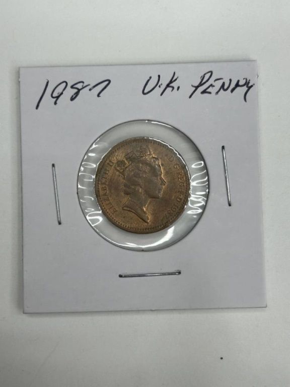 Lot 659: 1987 QUEEN ELIZABETH PENNY
