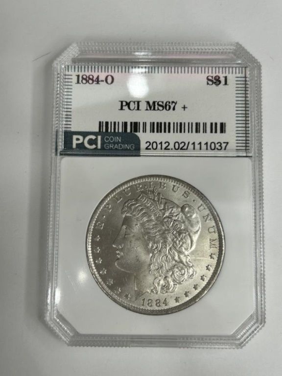 Lot 748: 1884-O MORGAN DOLLAR MS67+