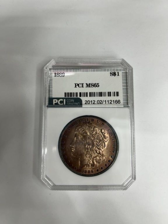 Lot 754: 1889 MORGAN DOLLAR MS65