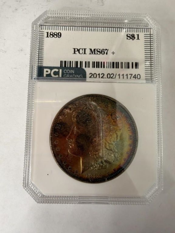 Lot 761: 1889 MORGAN DOLLAR MS67+
