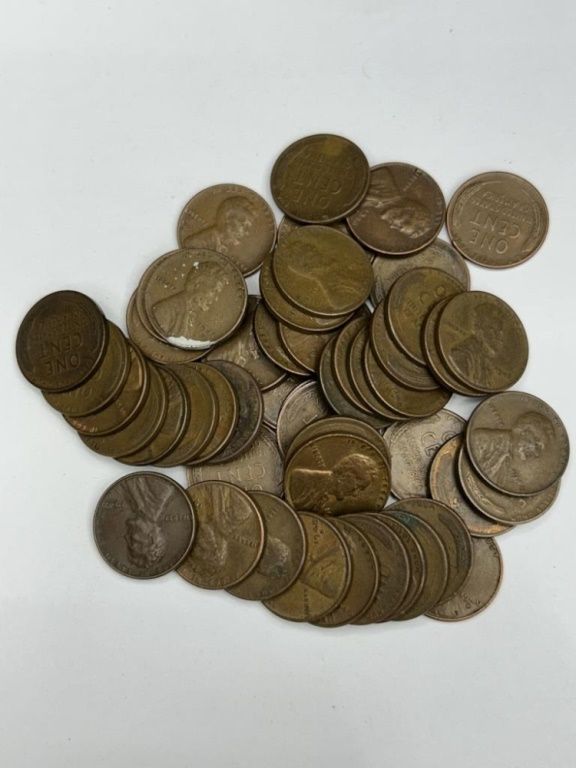 Lot 792: 1940S WHEAT PENNIES