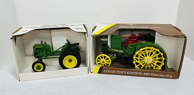 ERTL 1/16 JOHN DEERE 1915 MODEL "R" WATERLOO BOY. MODEL #559, STOCK NUMBER 3417 LOT ALSO 
