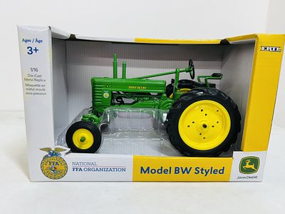 ERTL 1/16 JD MODEL BW STYLED WF FFA EDITION. DIECAST, MODEL #45825 STOCK #D0324YL02