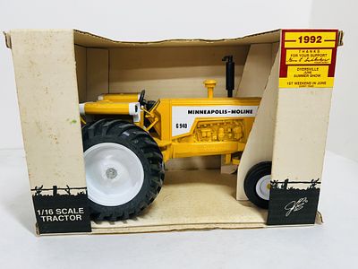 ERTL1/16 MINNEAPOLIS-MOLINE G940 WF. 1992 DYRERVILLE JUNE SUMMER SHOW, DIECAST, MODEL #HC-0095