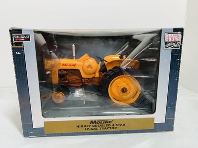 SPECCAST 1/16 MINNEAPOLIS MOLINE LP GAS TRACTOR NF. DIECAST, HIGHLY DETAILED 4 STAR LP-GAS 