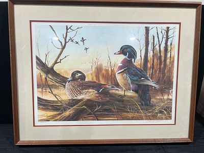 James H. Killen, A Noble Pair, Signed and Numbered Offset Lithograph. This limited edition 