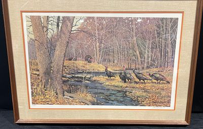 Lee LeBlanc Signed Limited Edition Offset Lithograph The Gathering. A limited edition offset 