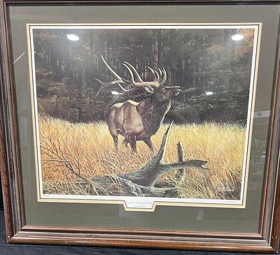 Ralph J. McDonald, Great American Elk, Signed Limited Edition Offset Lithograph. This limited 