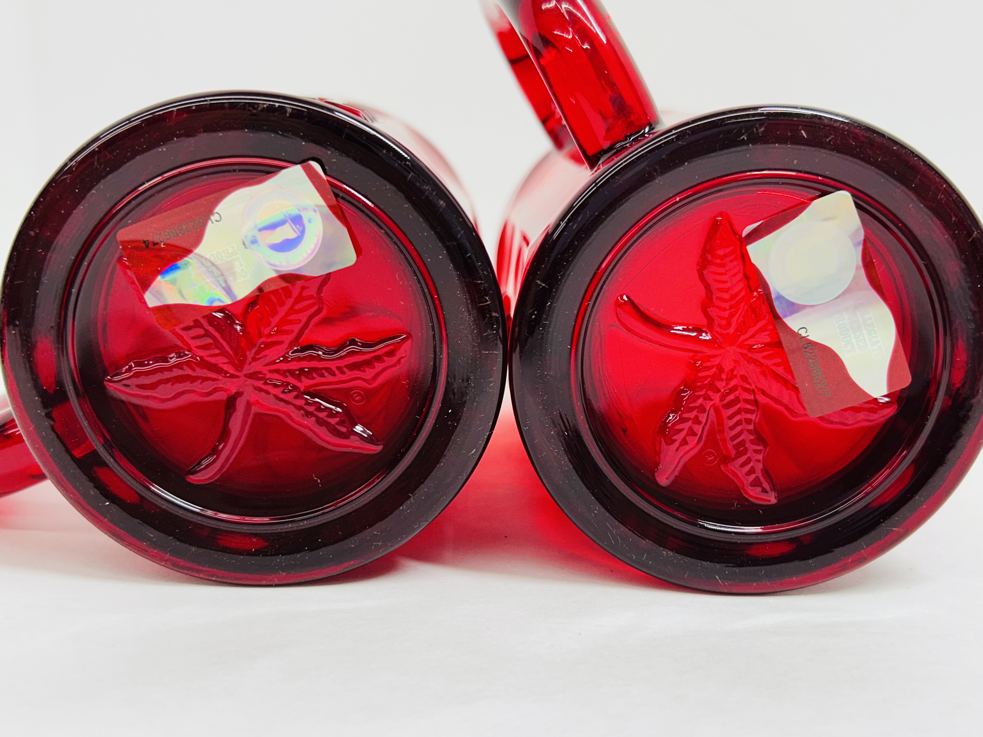 MOSSER RED OSU GLASS MUGS
