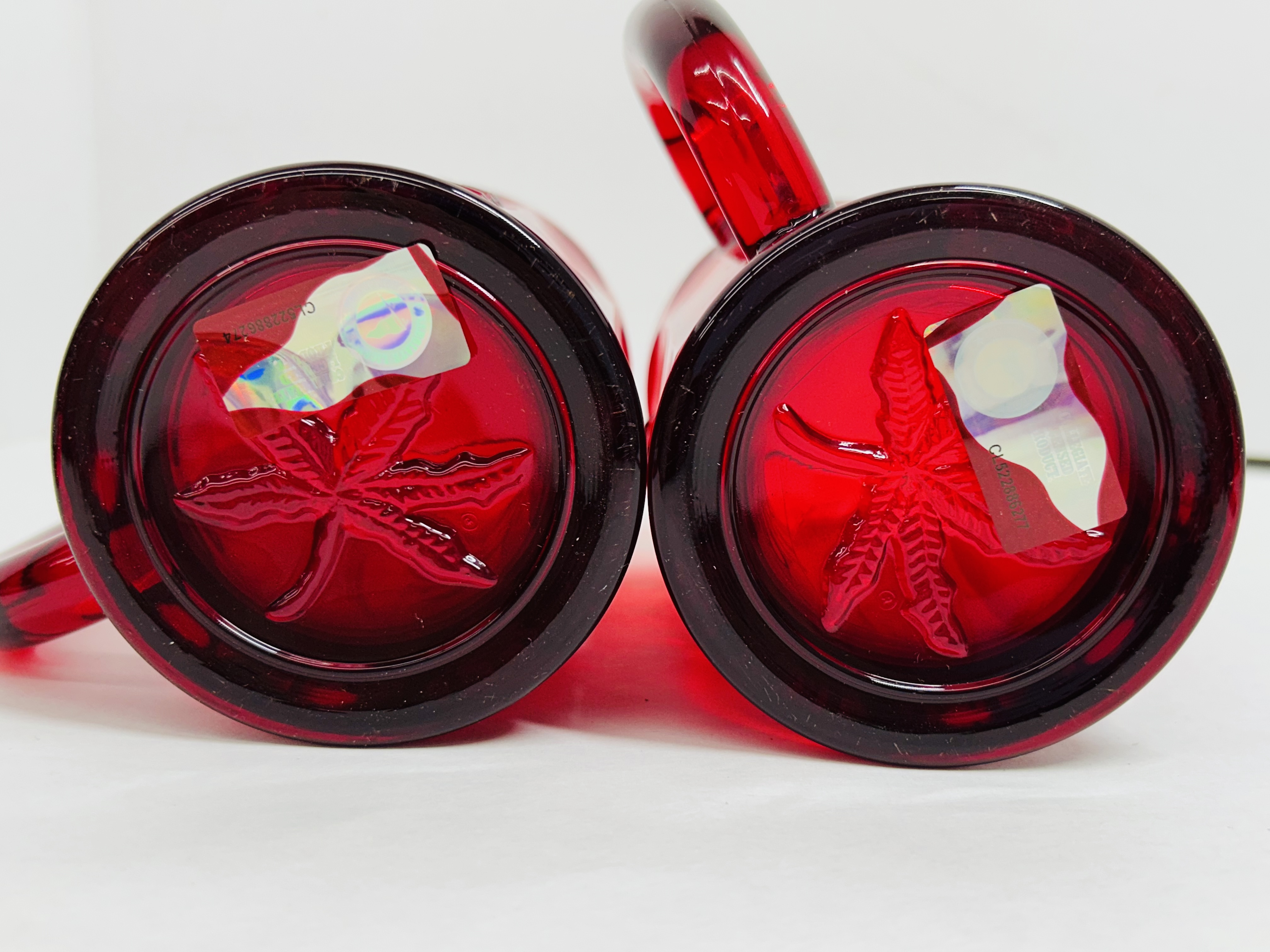 MOSSER RED OSU GLASS MUGS