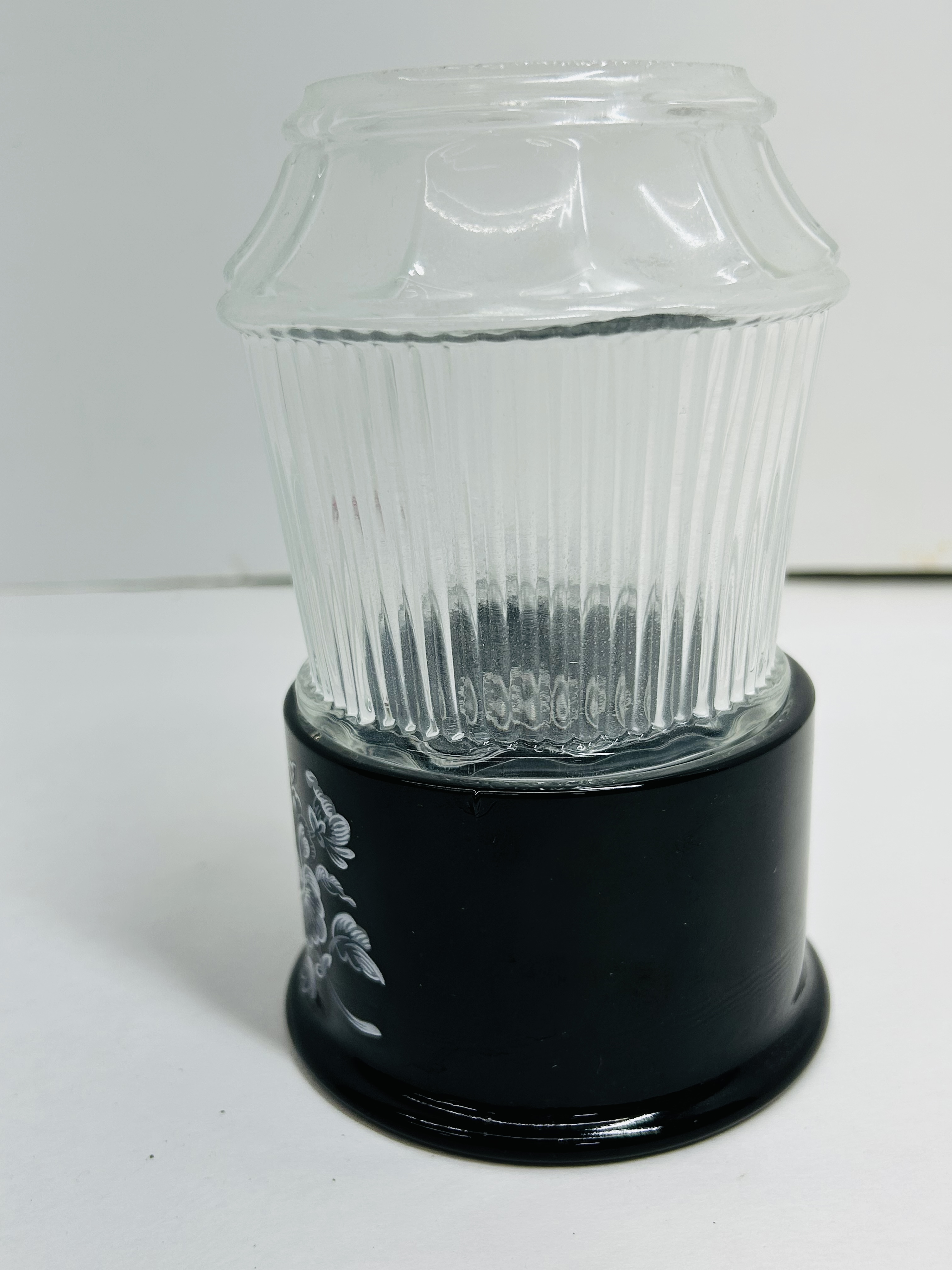 FLORAL MOSSER GLASS FAIRY LAMP
