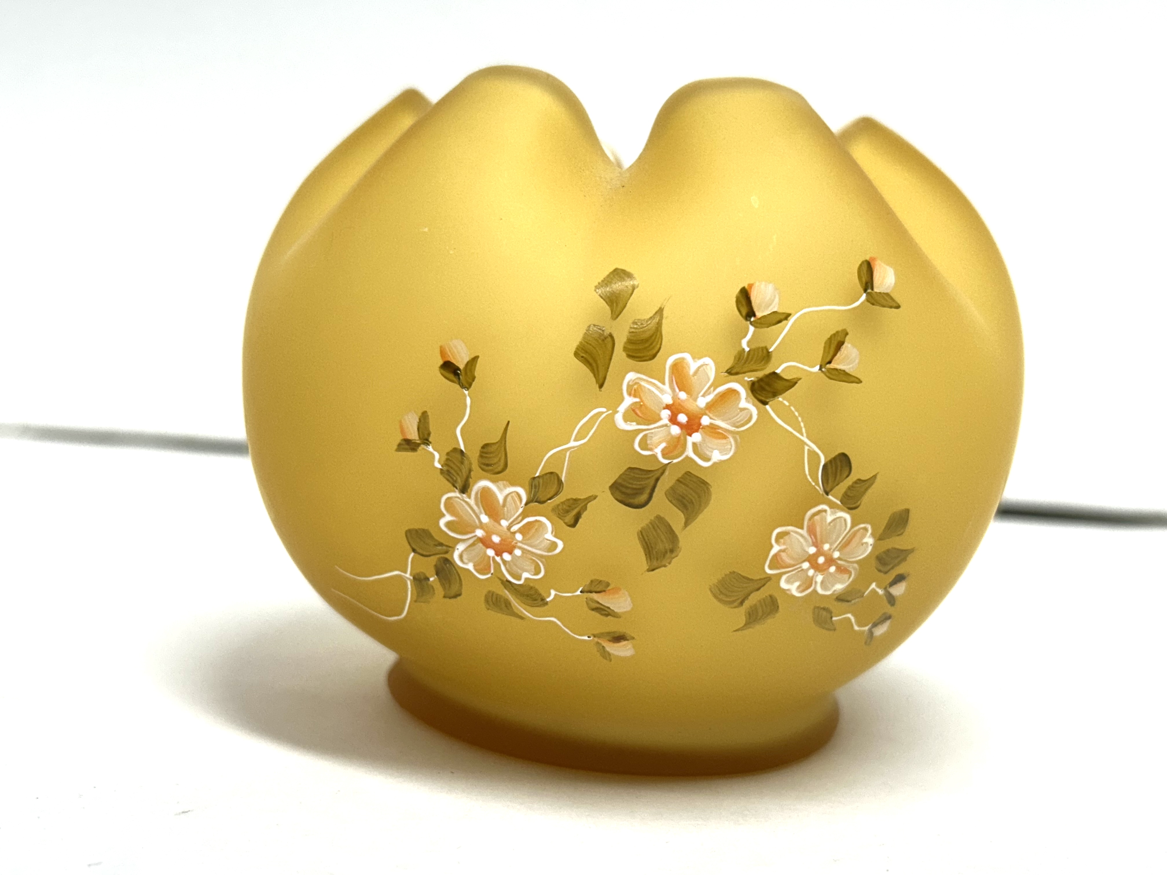 TWO FENTON ART GLASS BOWLS