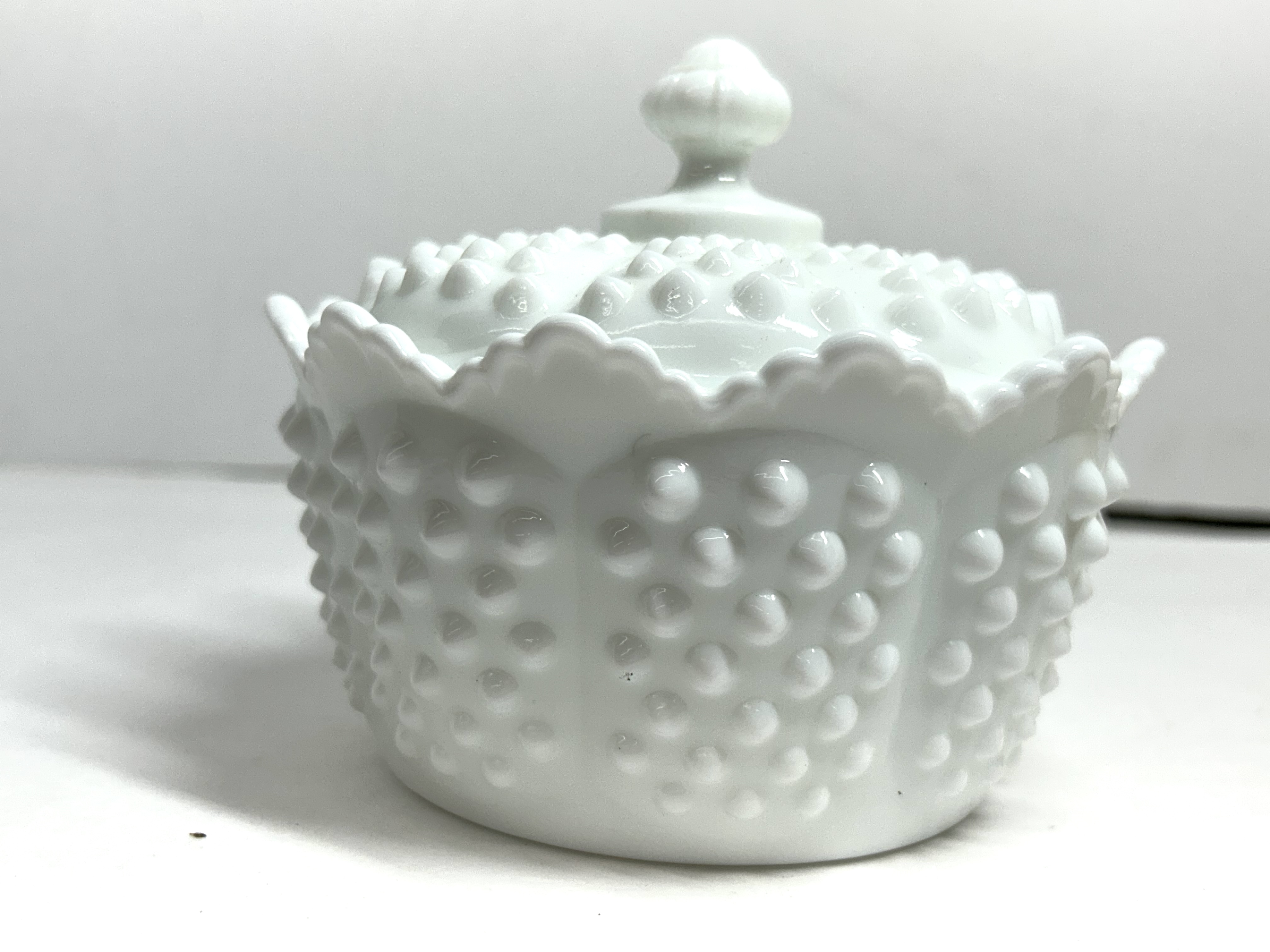 TWO FENTON ART GLASS BOWLS
