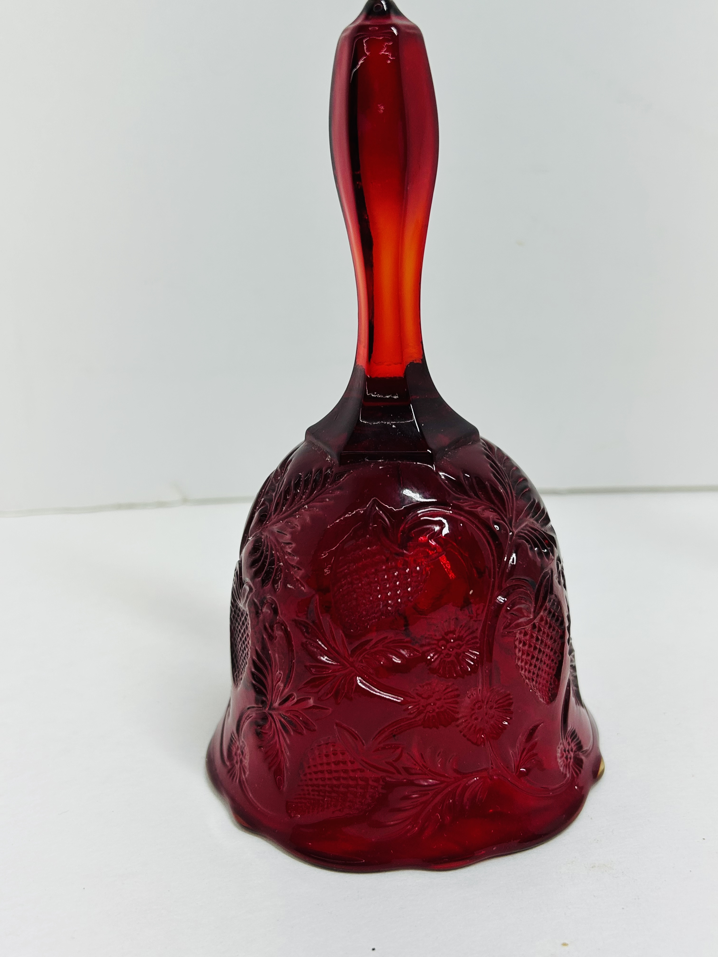 TWO FENTON GLASS BELLS