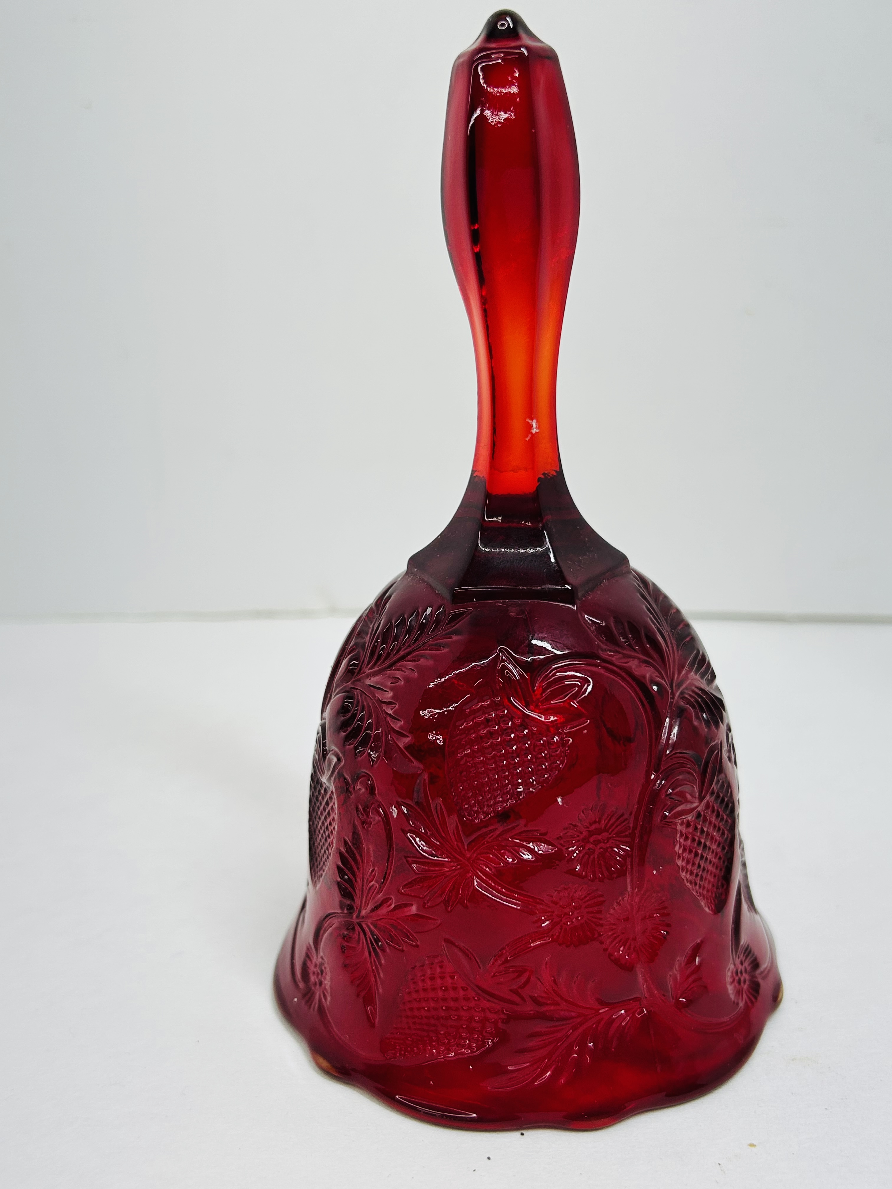 TWO FENTON GLASS BELLS
