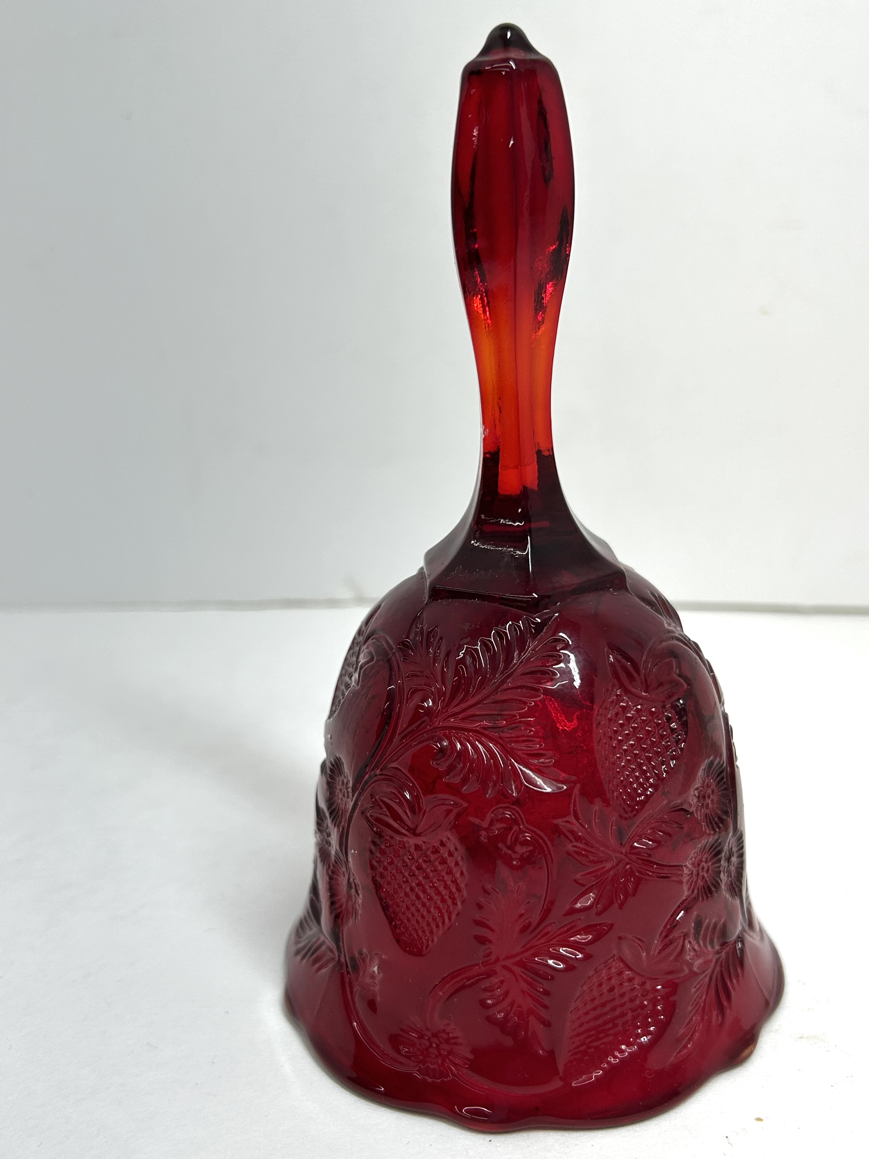 TWO FENTON GLASS BELLS