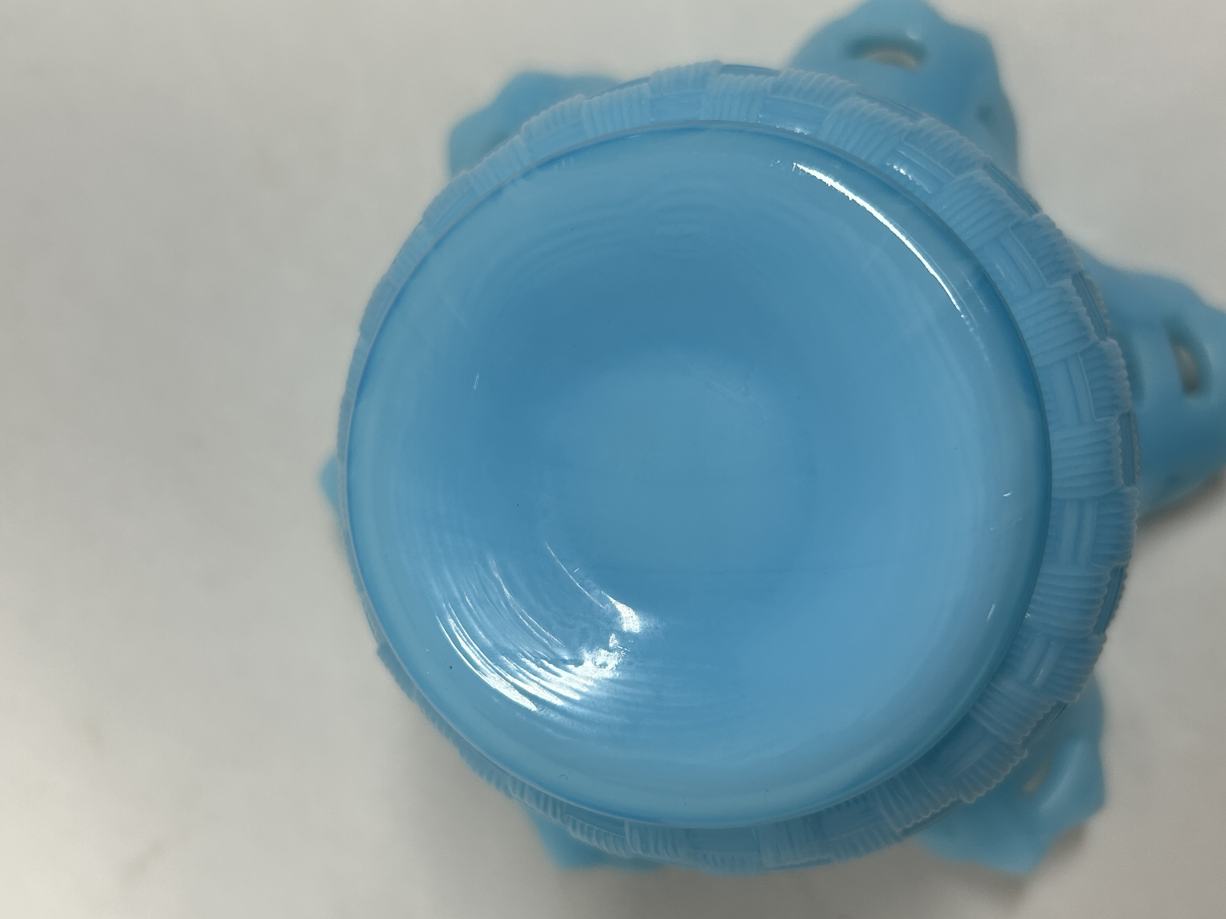 FENTON BLUE GLASS ITEMS, 20TH CENTURY