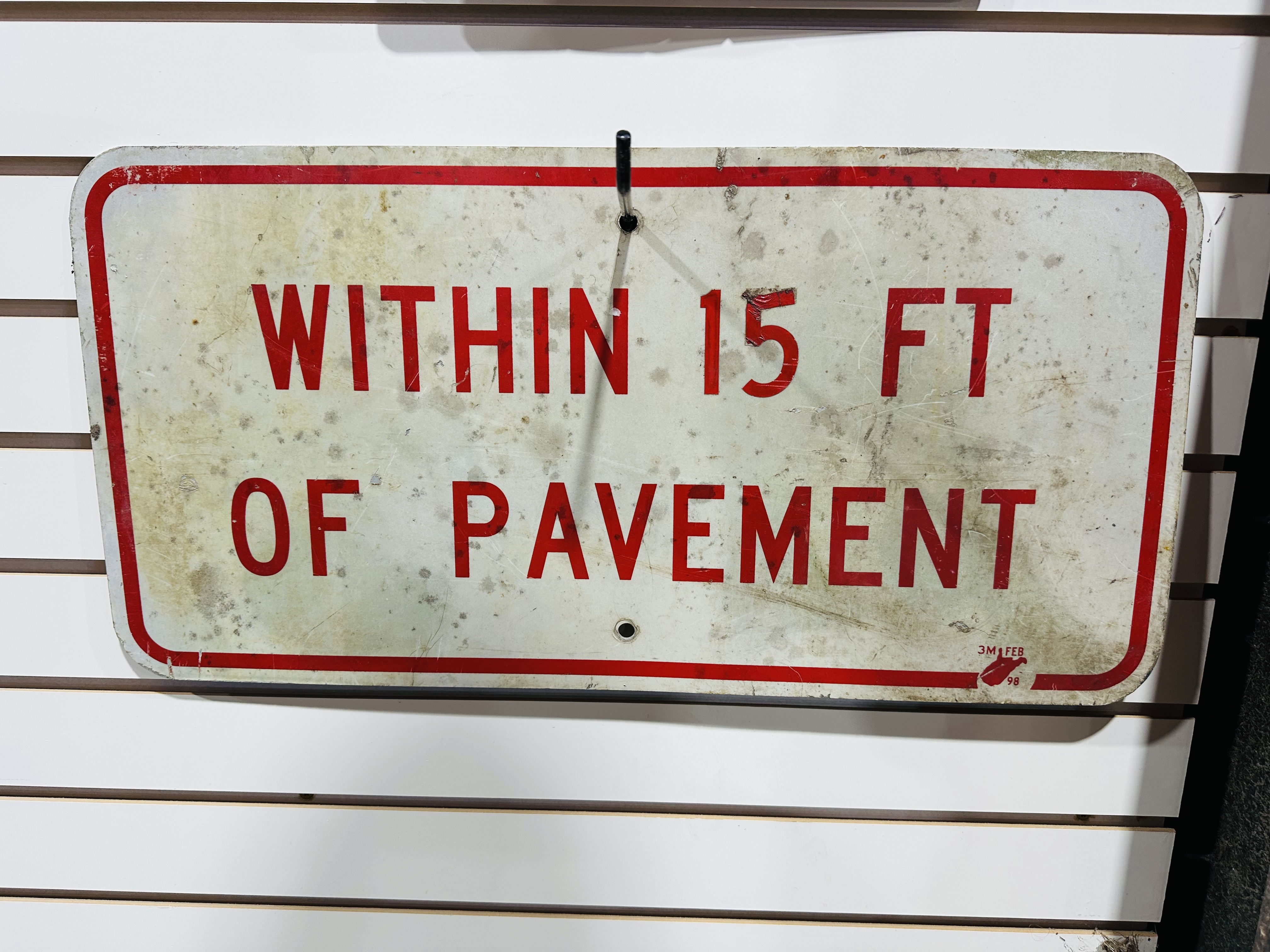 WVDH METAL ROAD SIGNS, 1991-1998