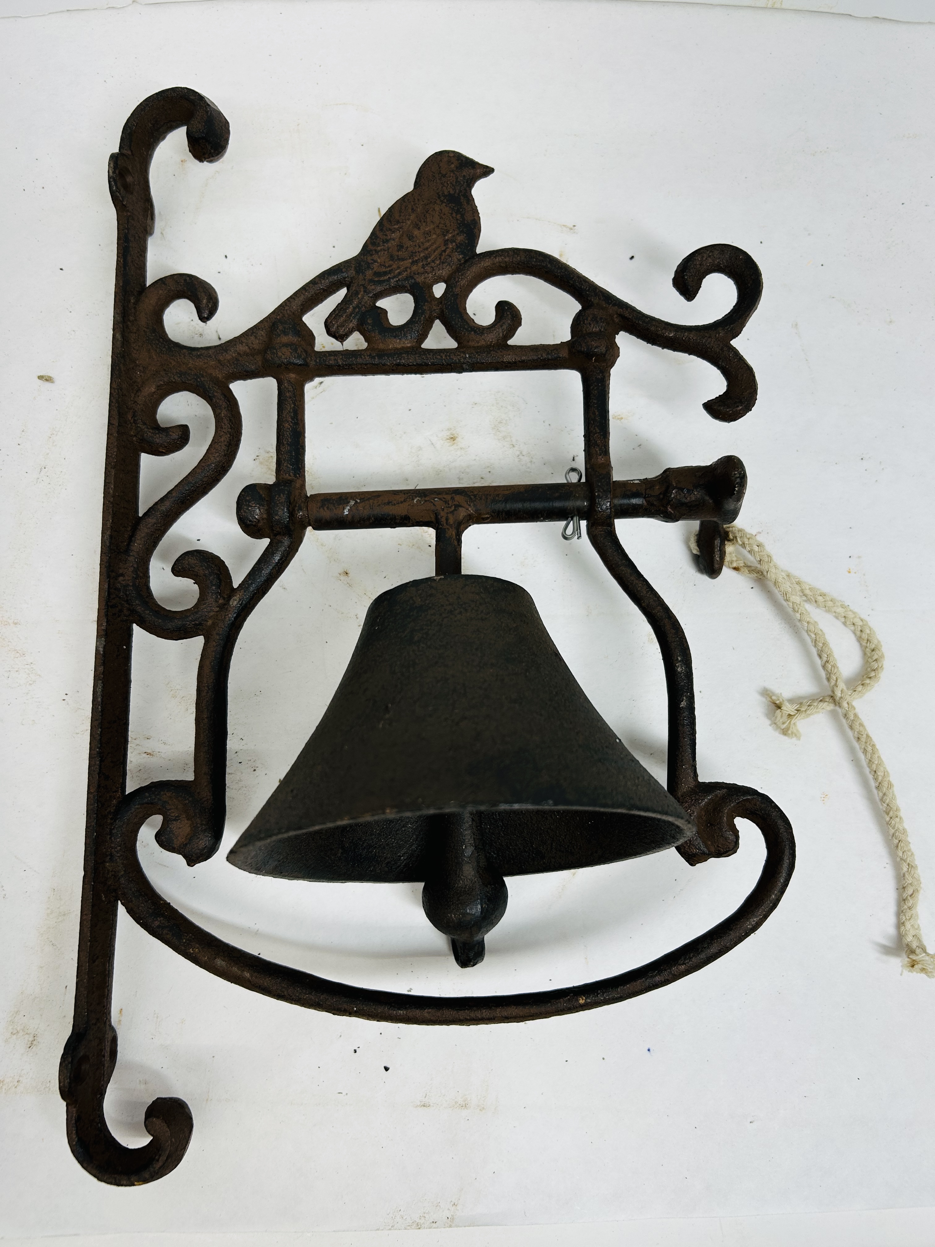 CAST IRON BIRD MOTIF DOORBELL