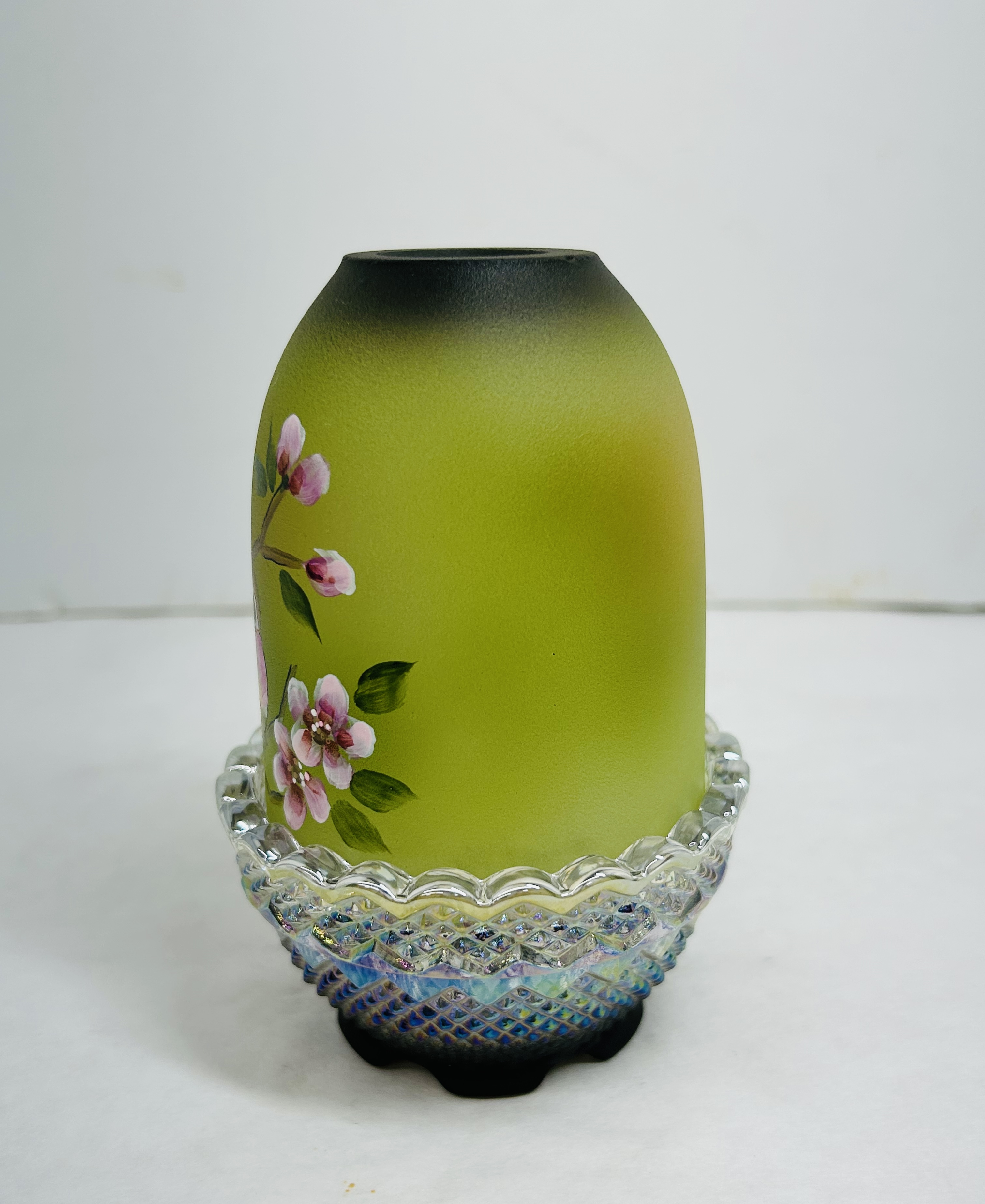 FENTON GLASS FAIRY LAMP, 2024