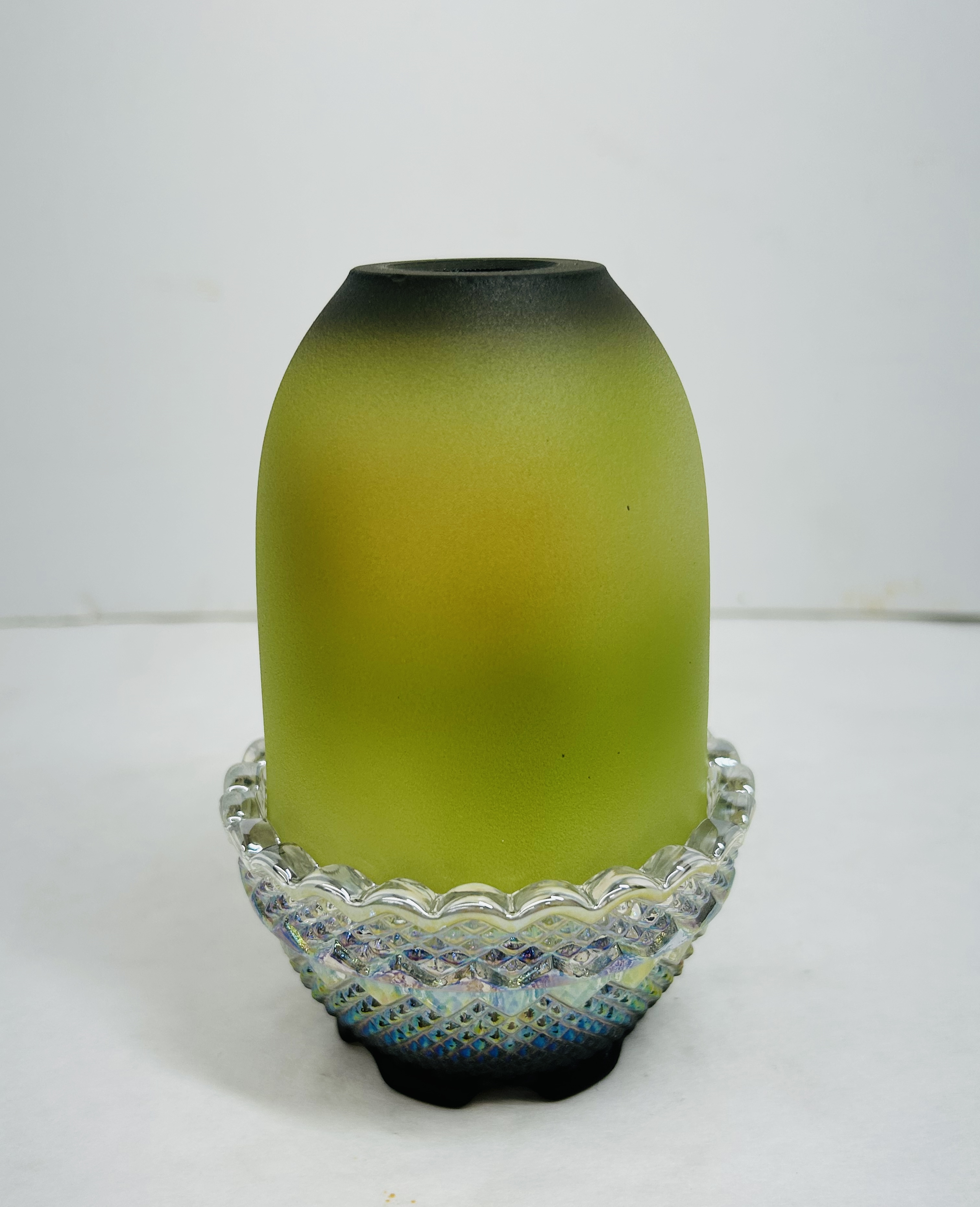 FENTON GLASS FAIRY LAMP, 2024