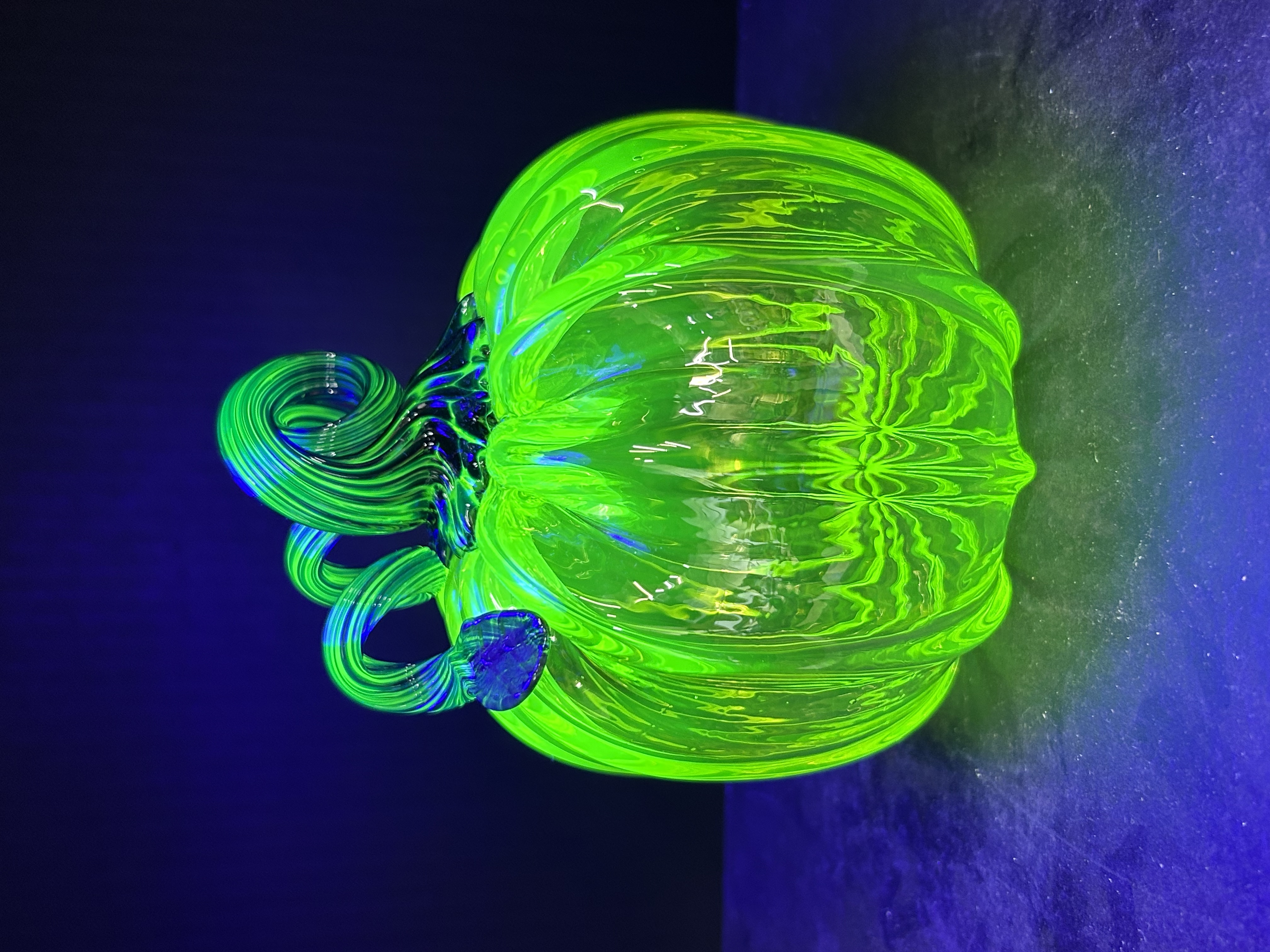 GLASS URANIUM PUMPKIN, 21ST CENTURY