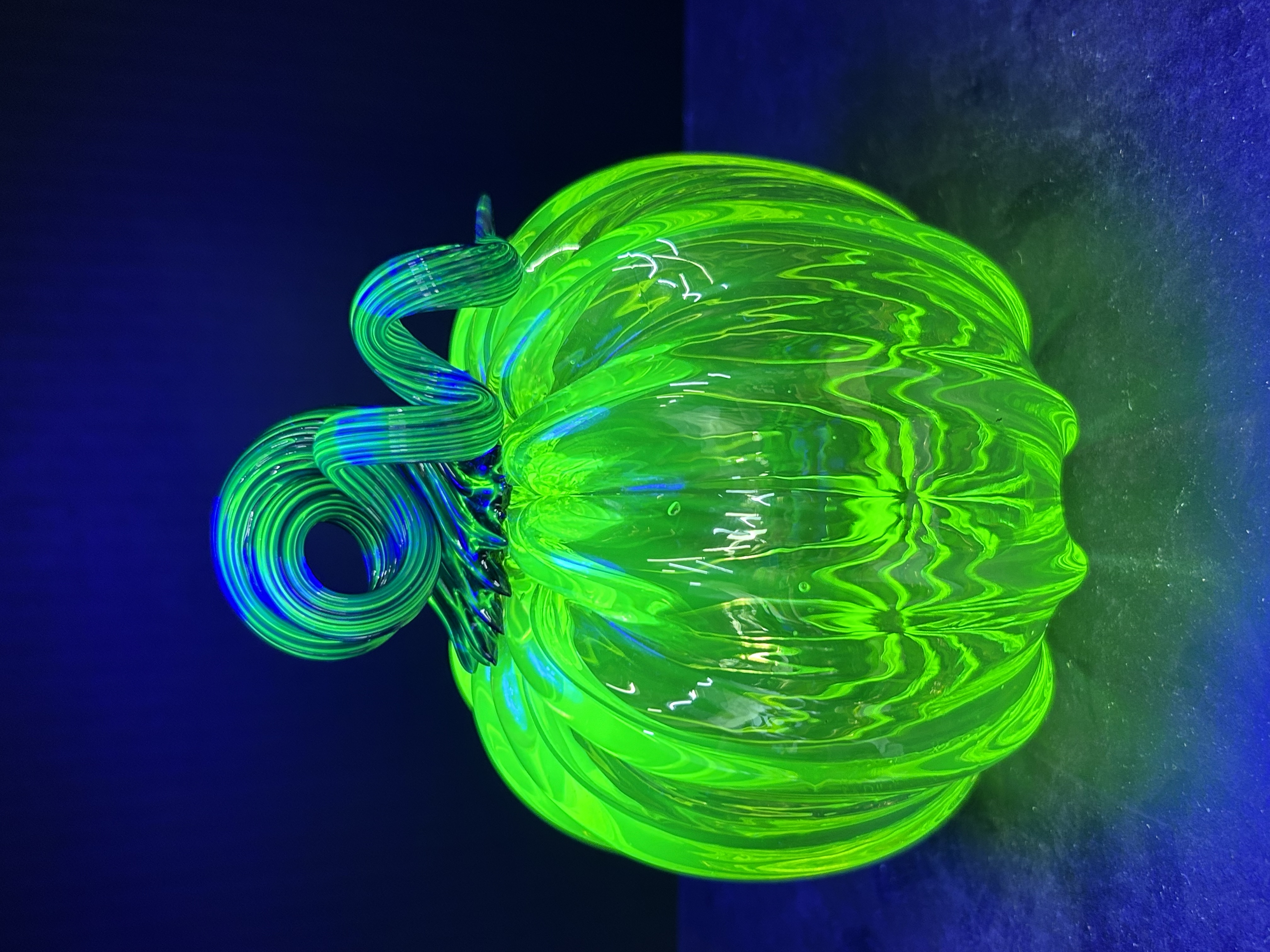 GLASS URANIUM PUMPKIN, 21ST CENTURY