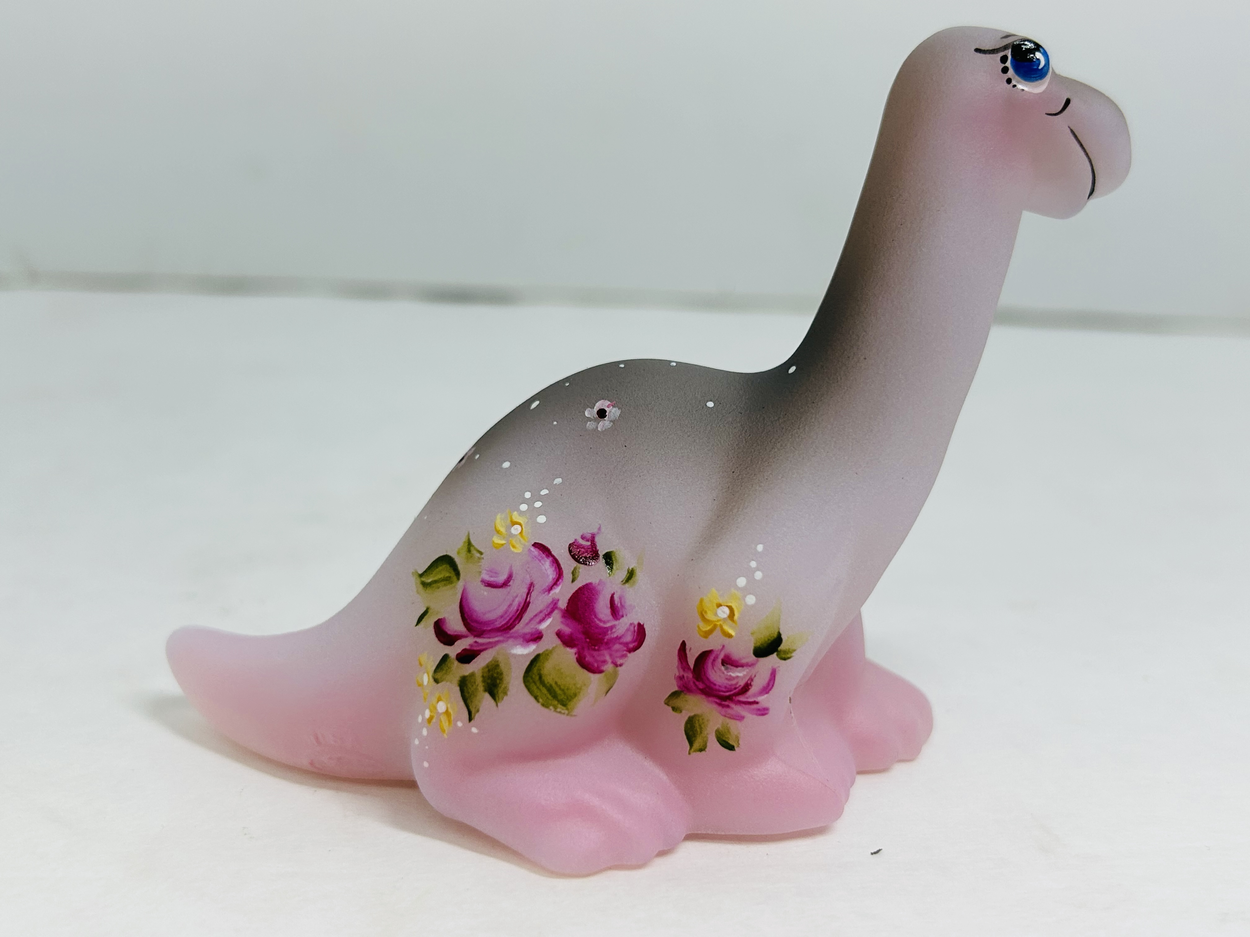FENTON M. KIBBE GLASS DINOSAUR, 2021