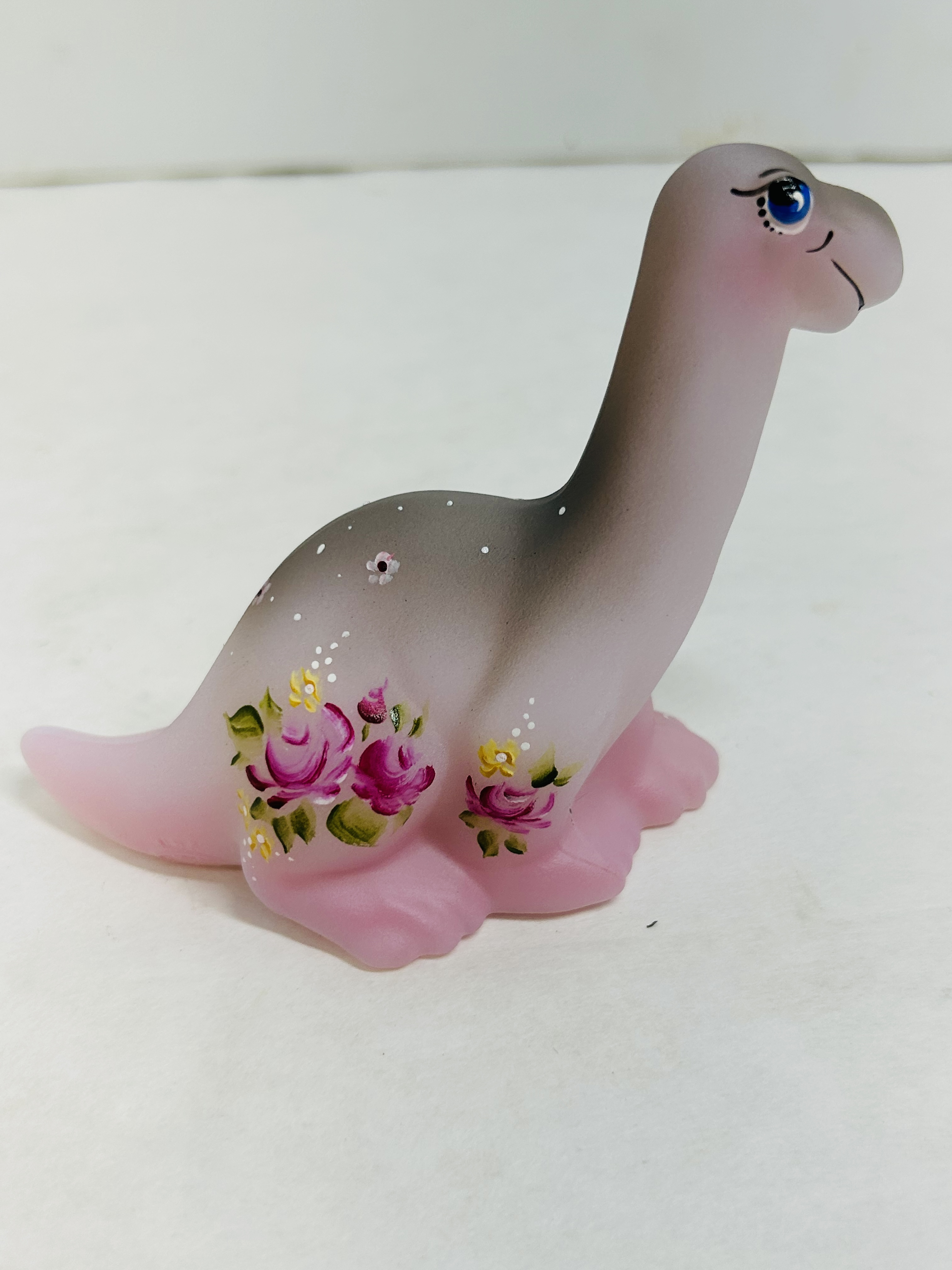 FENTON M. KIBBE GLASS DINOSAUR, 2021