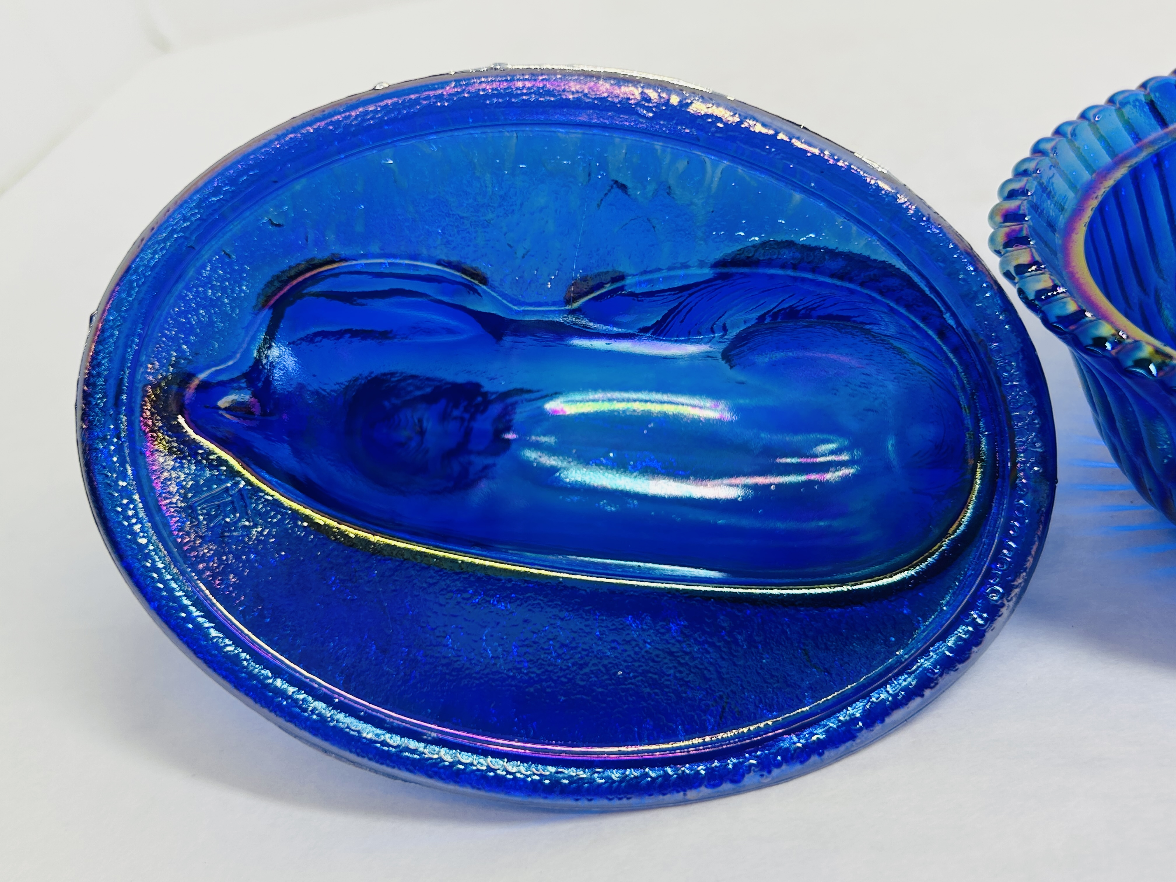ROSSO COBALT CARNIVAL HORSE DISH