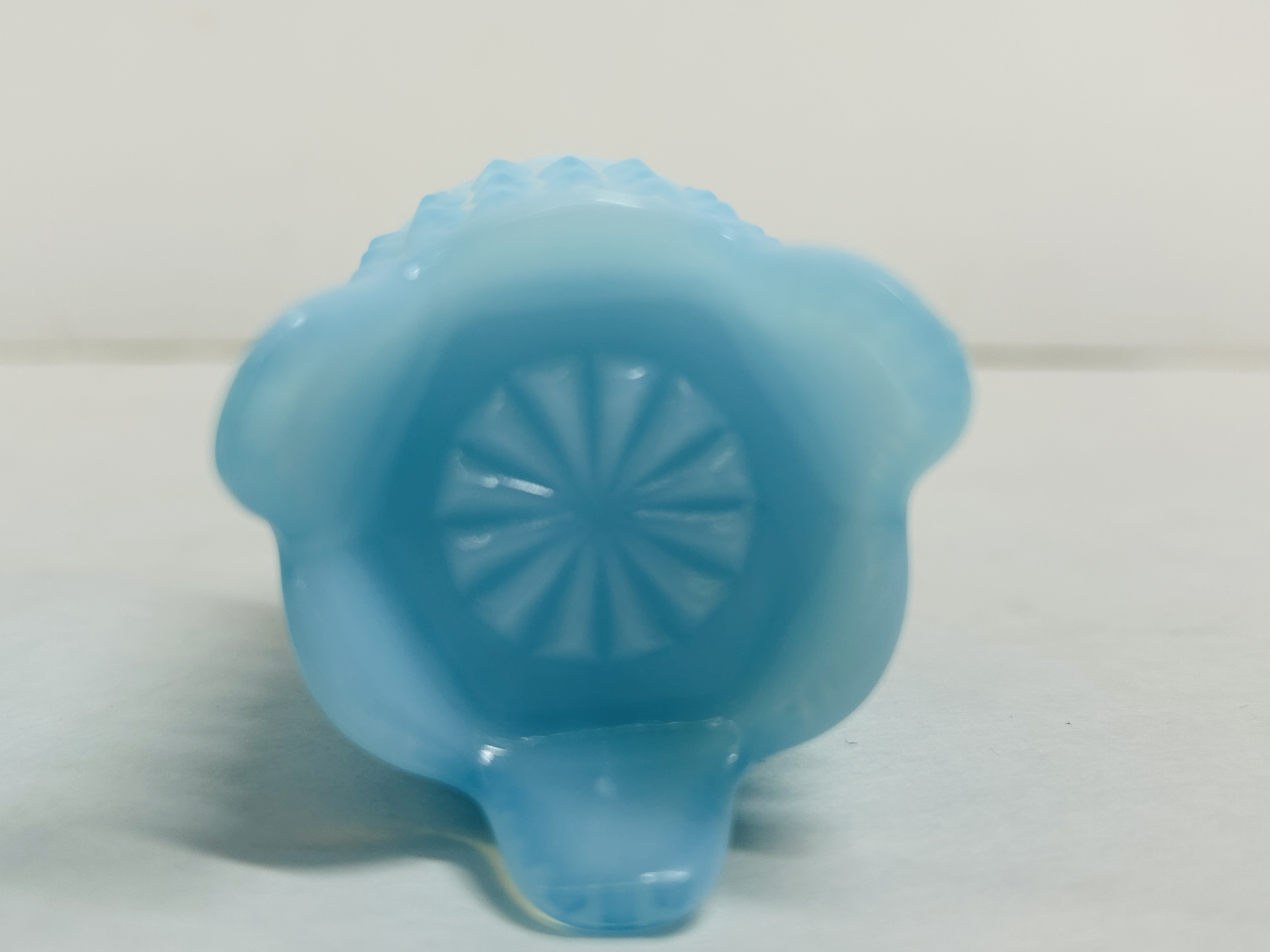FENTON BLUE HOBNAIL HOLDERS