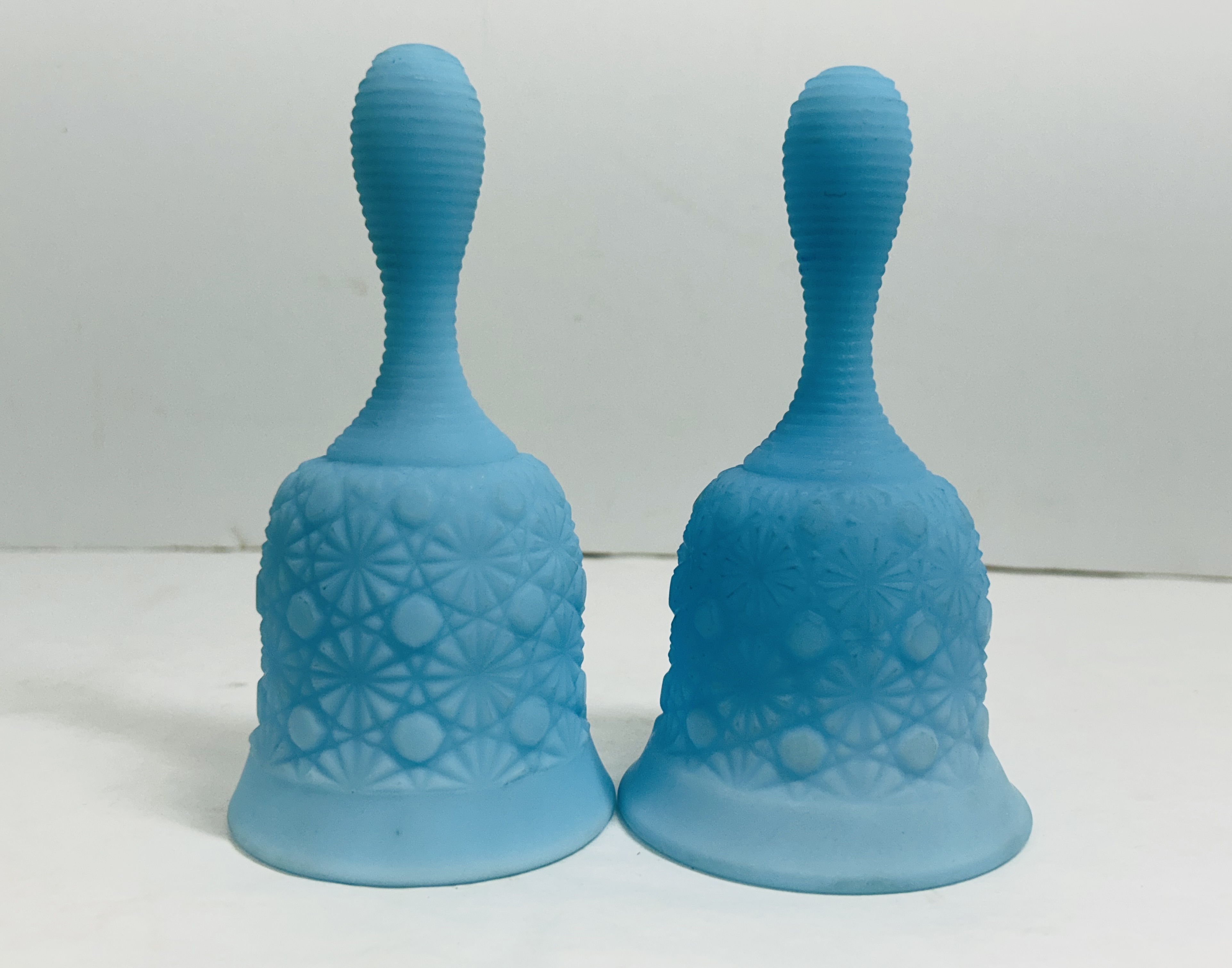 BLUE FENTON SATIN BELLS, 1970S