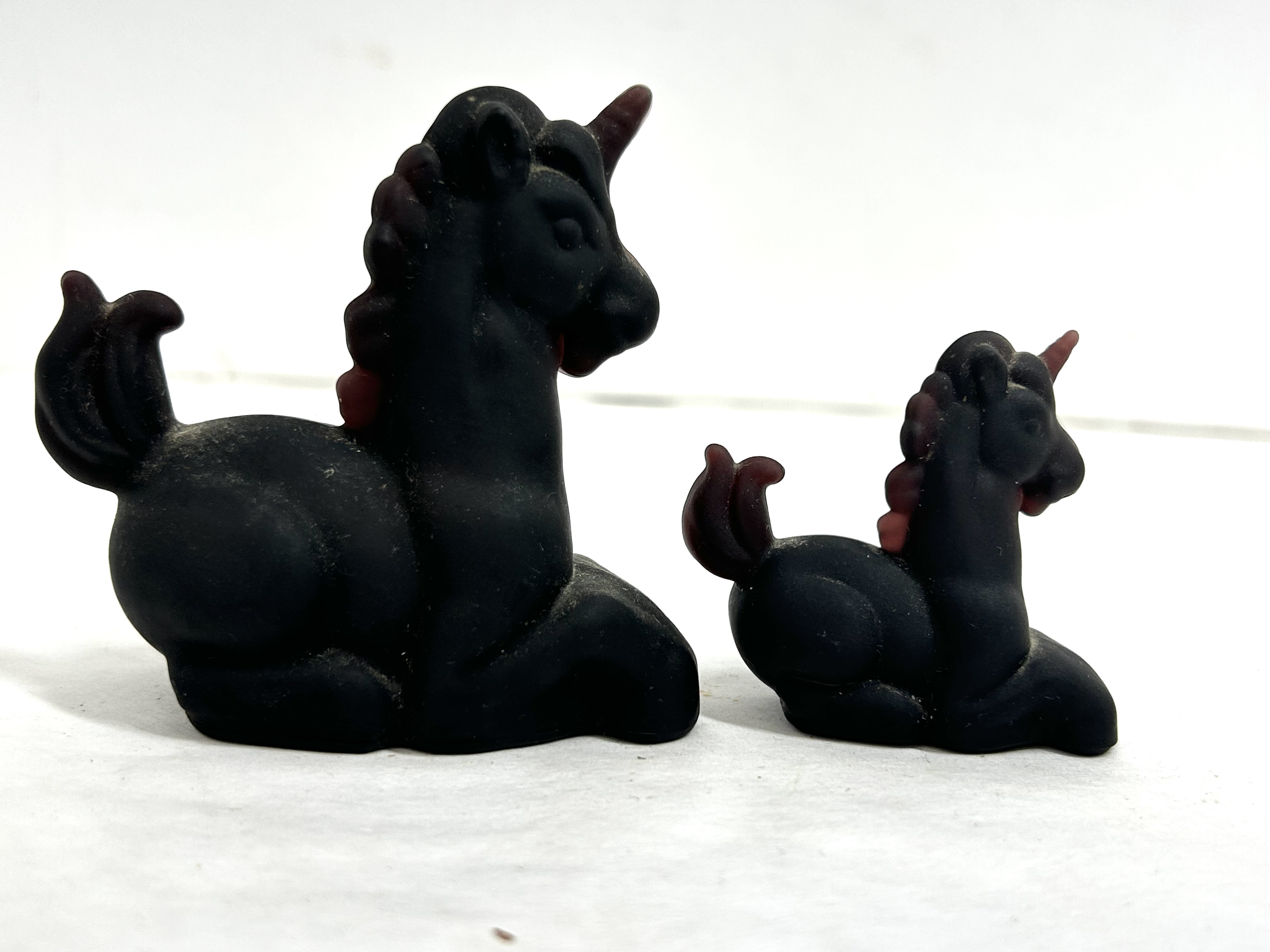 BOYD BLACK AMETHYST UNICORNS, 1970S