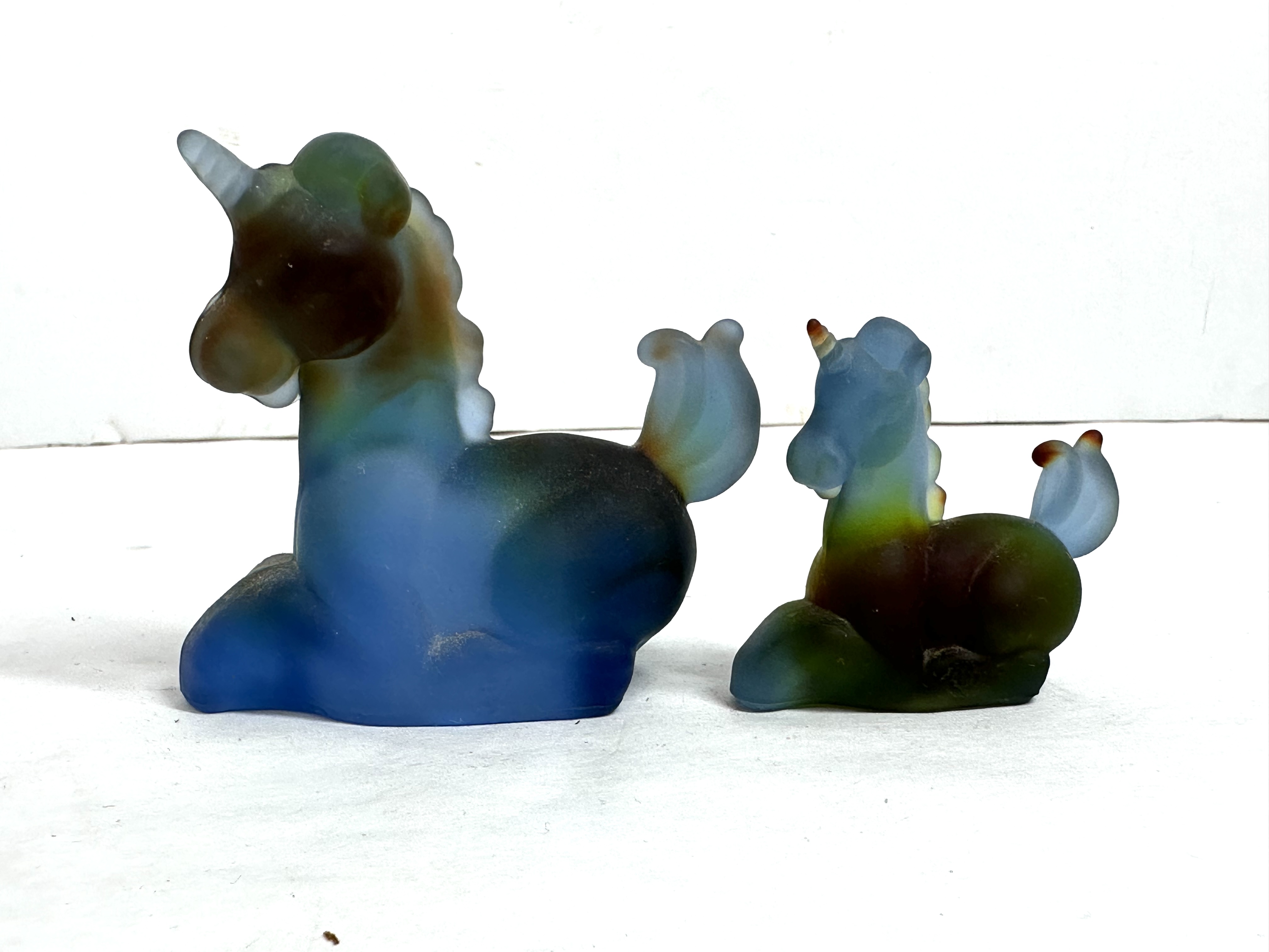 BOYD FROSTED GLASS UNICORNS, MODERN