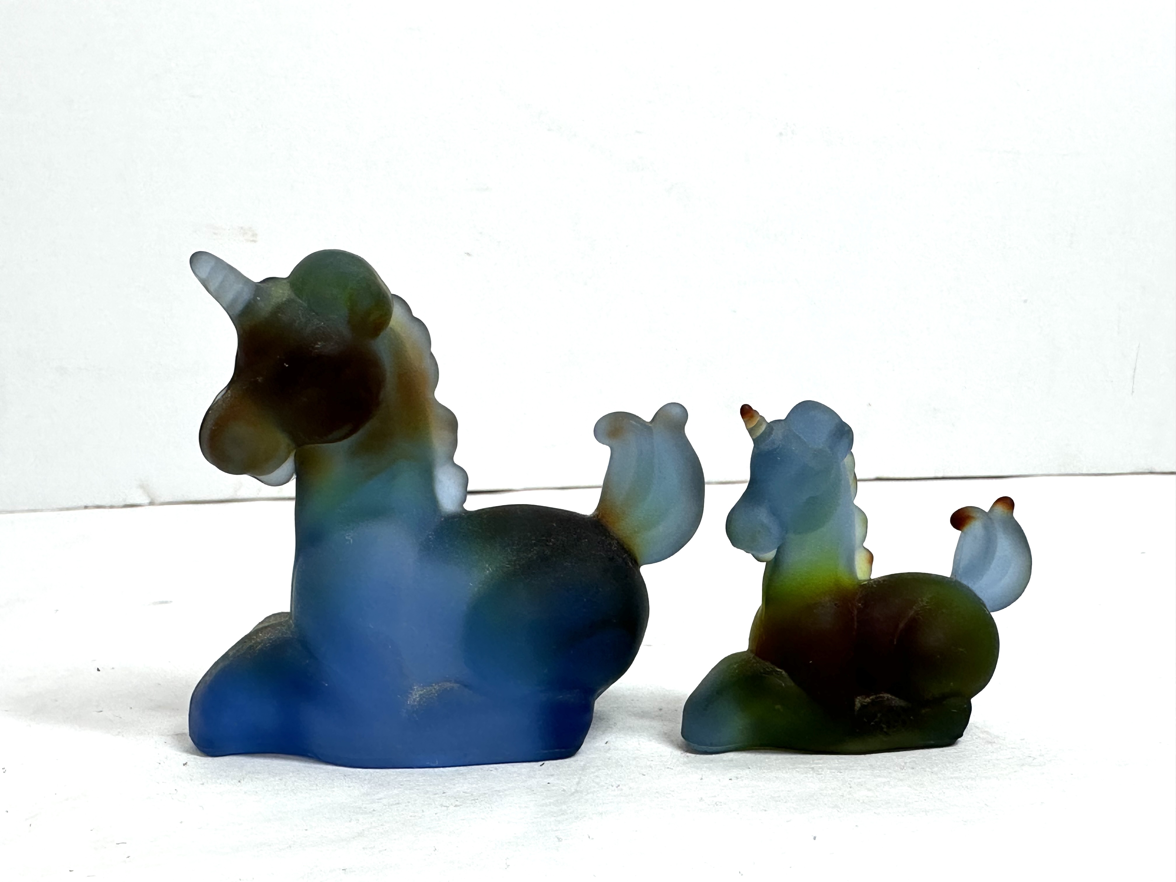 BOYD FROSTED GLASS UNICORNS, MODERN