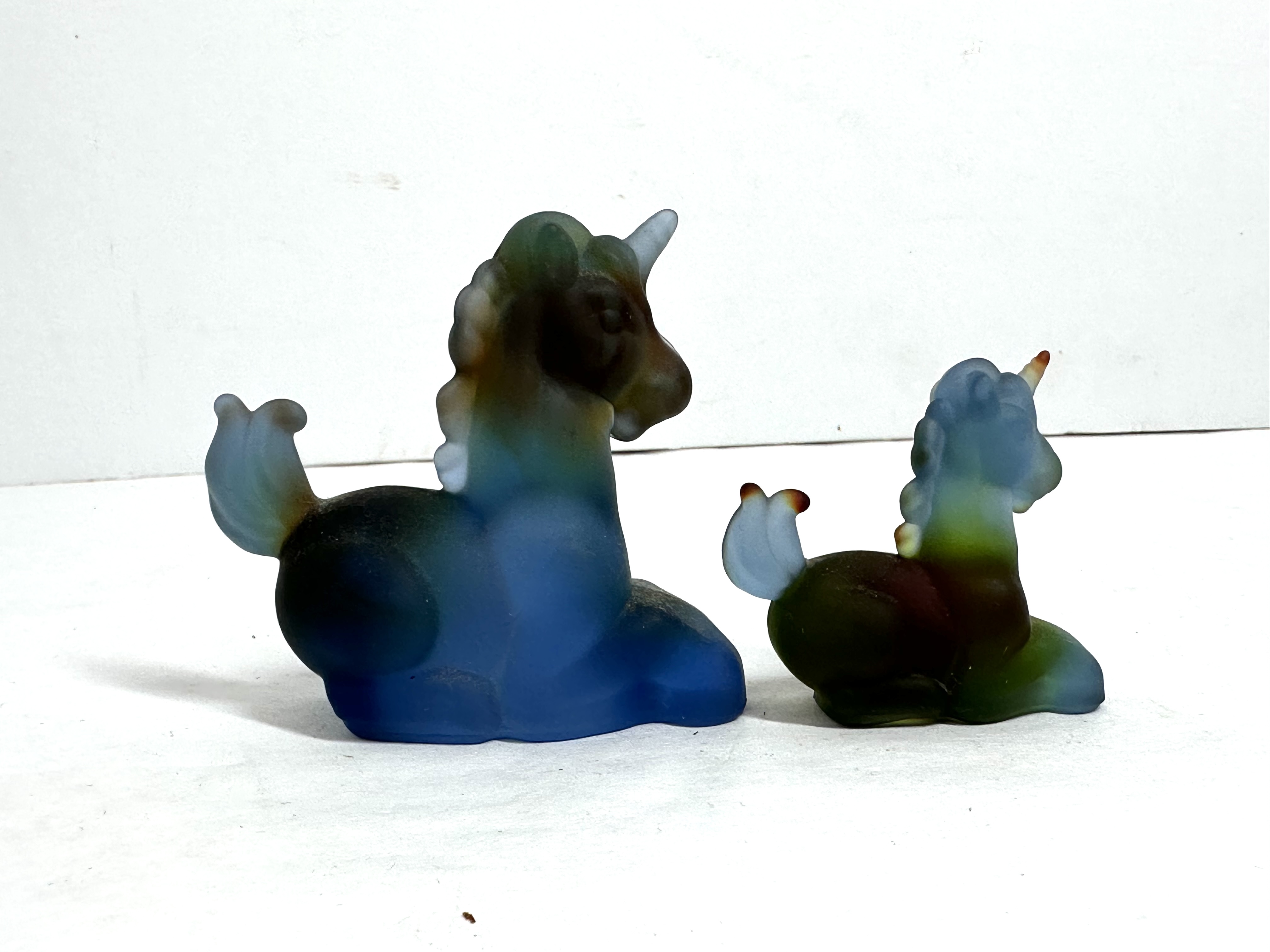 BOYD FROSTED GLASS UNICORNS, MODERN
