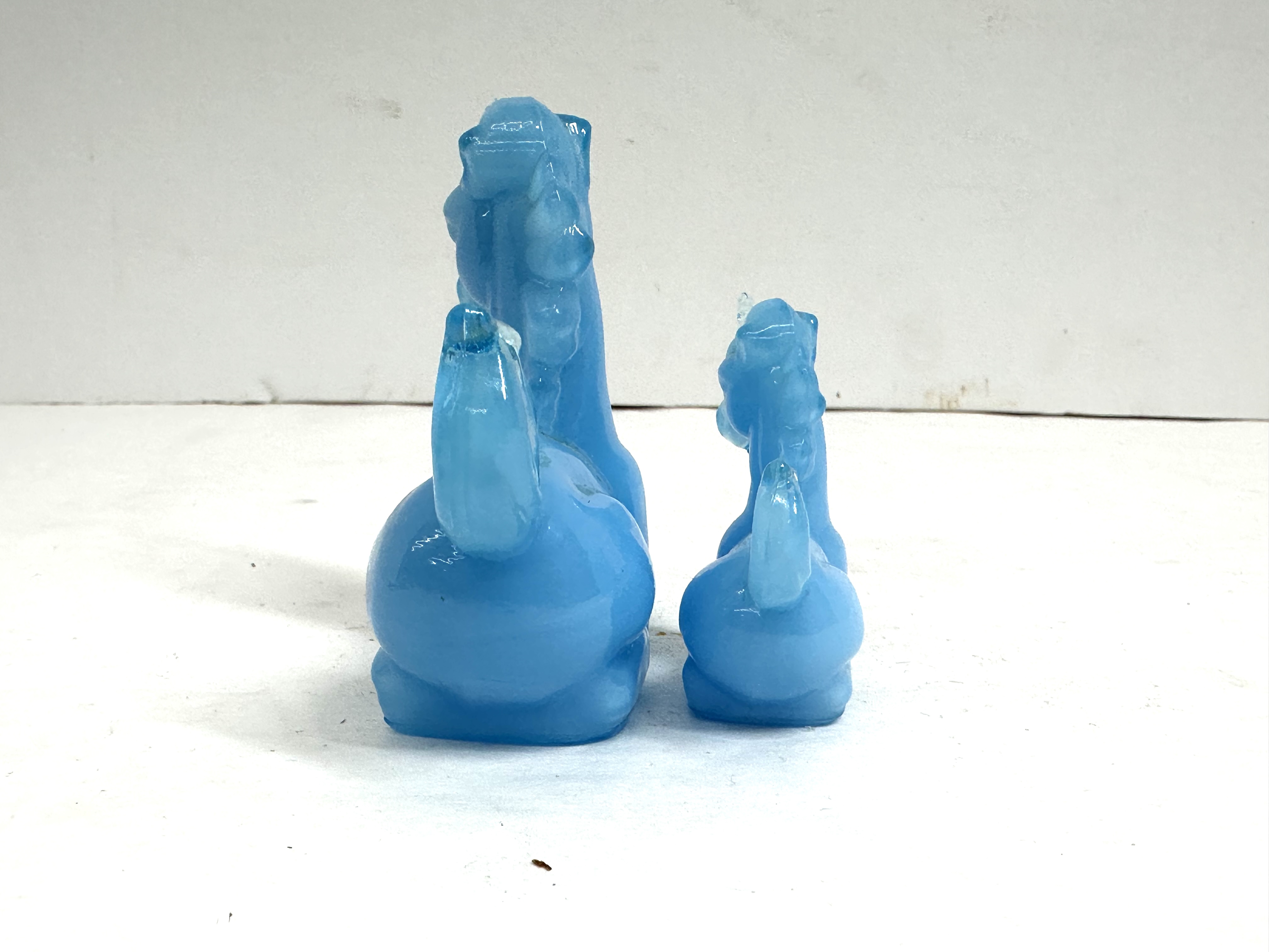 BOYD SKY BLUE UNICORN FIGURINES BOYD