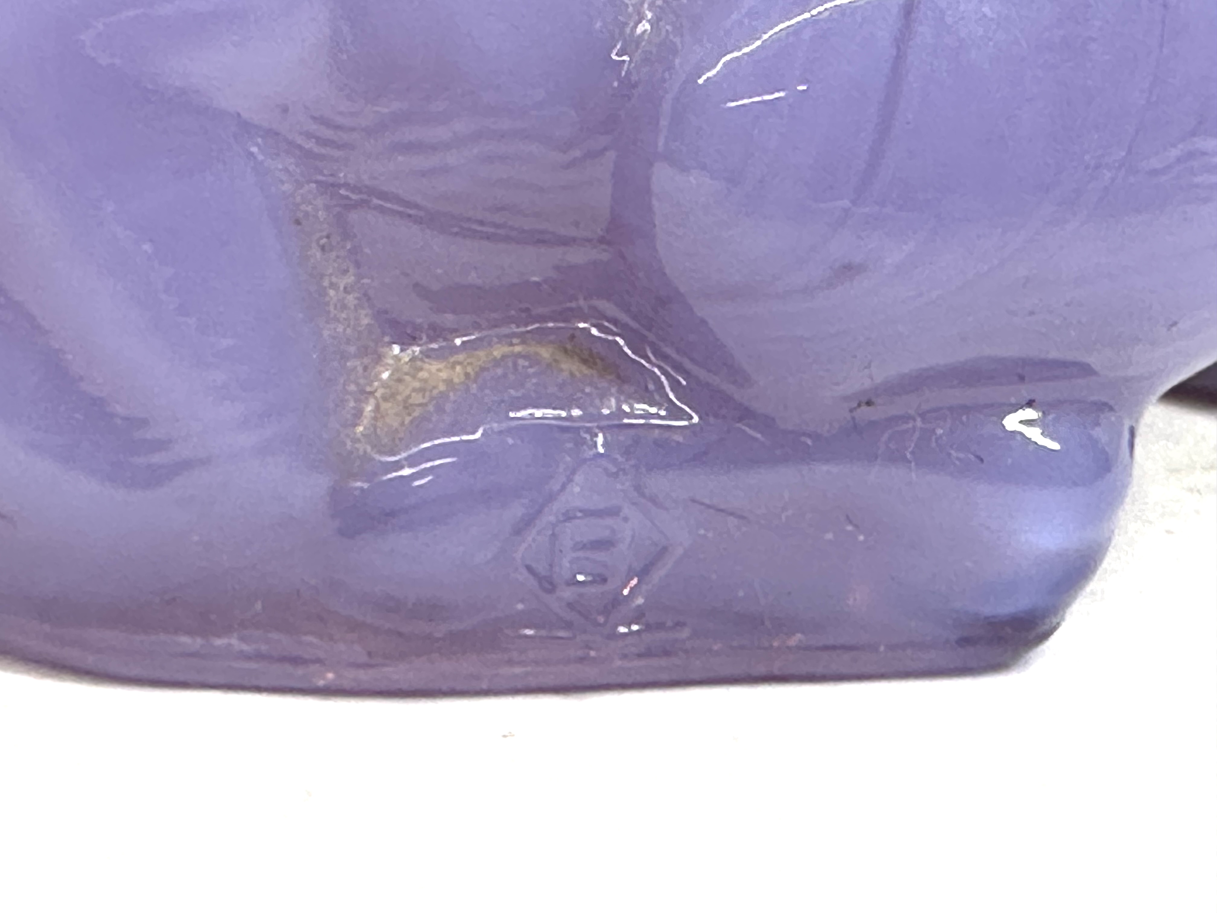 BOYD PURPLE GLASS UNICORNS