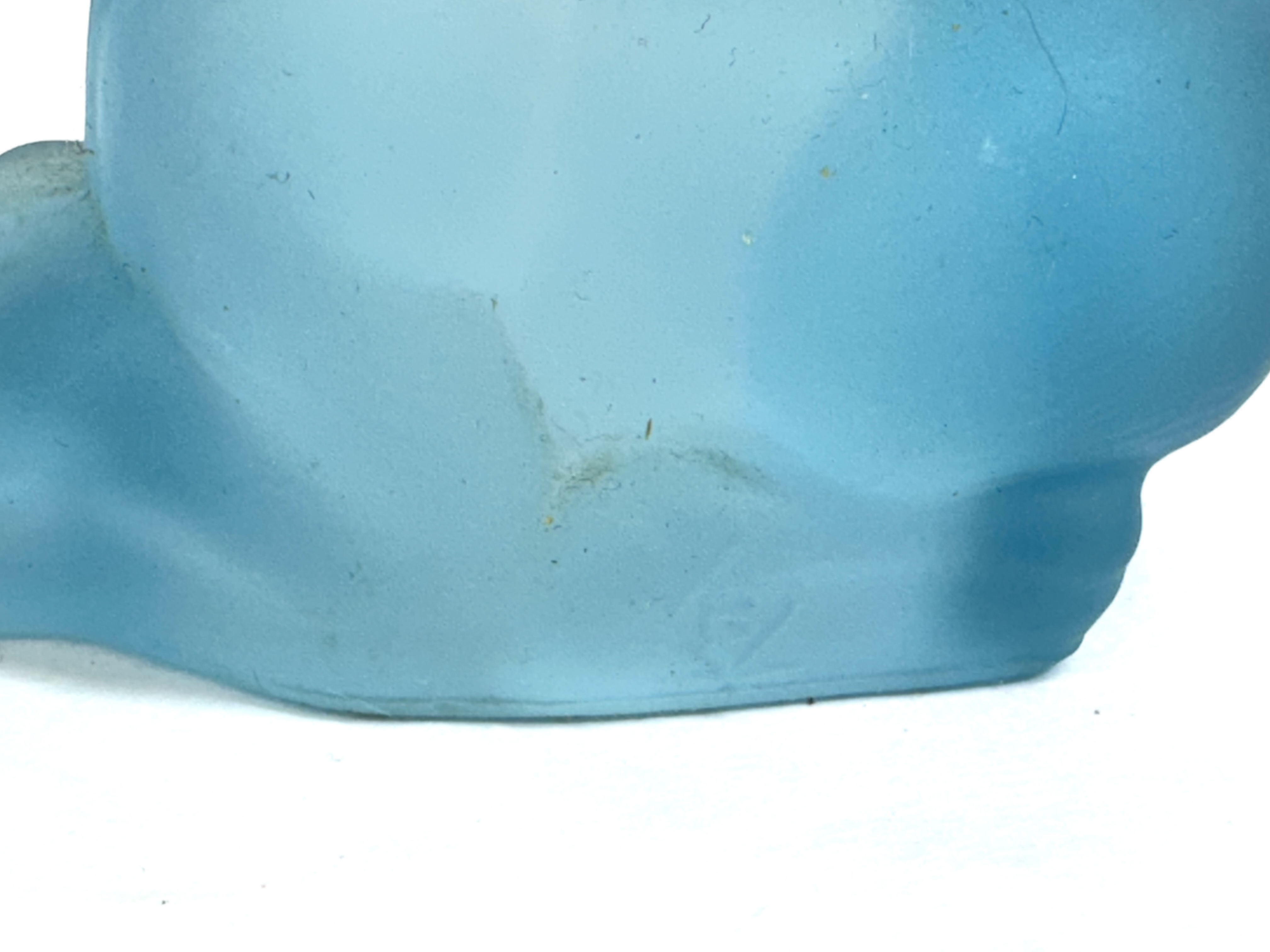 BOYD BLUE FROSTED GLASS UNICORN RARE