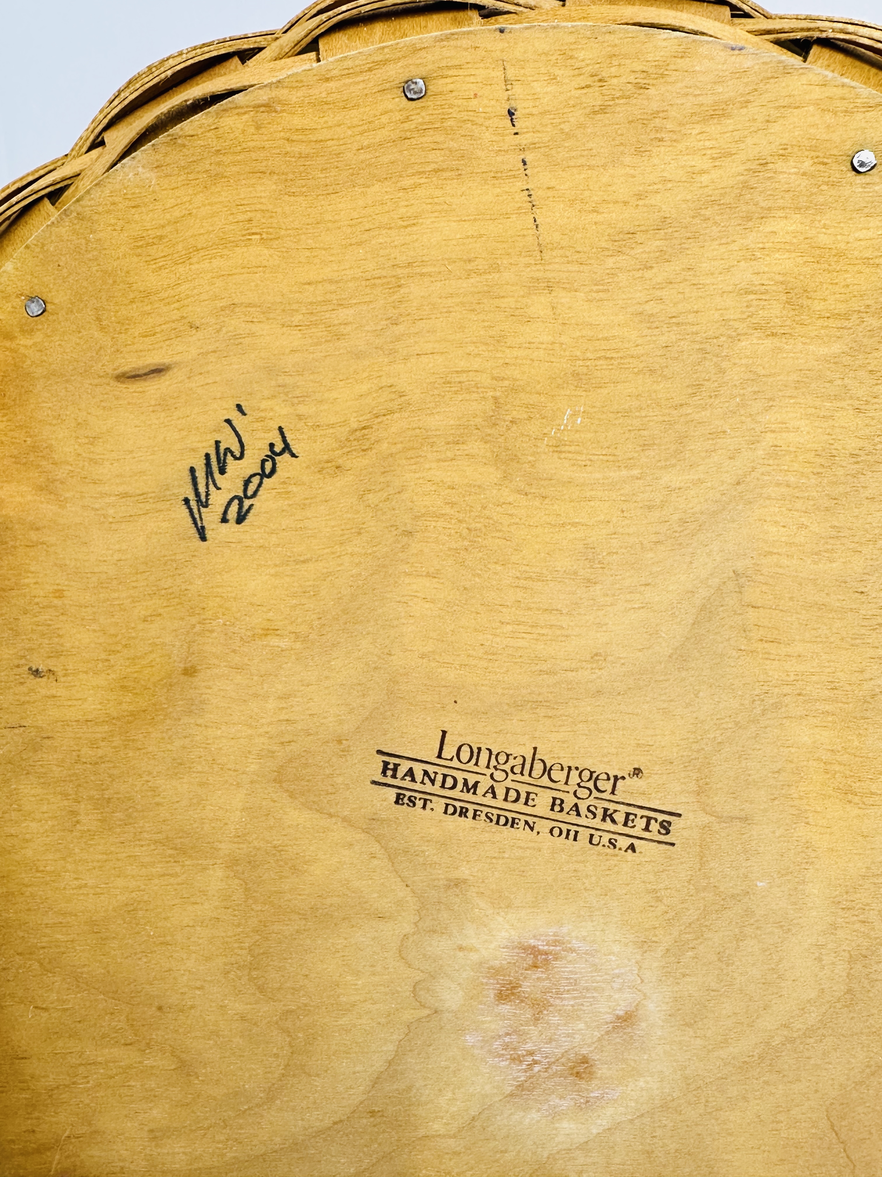 LONGABERGER WOOD AND POTTERY COLLECTION, 2004