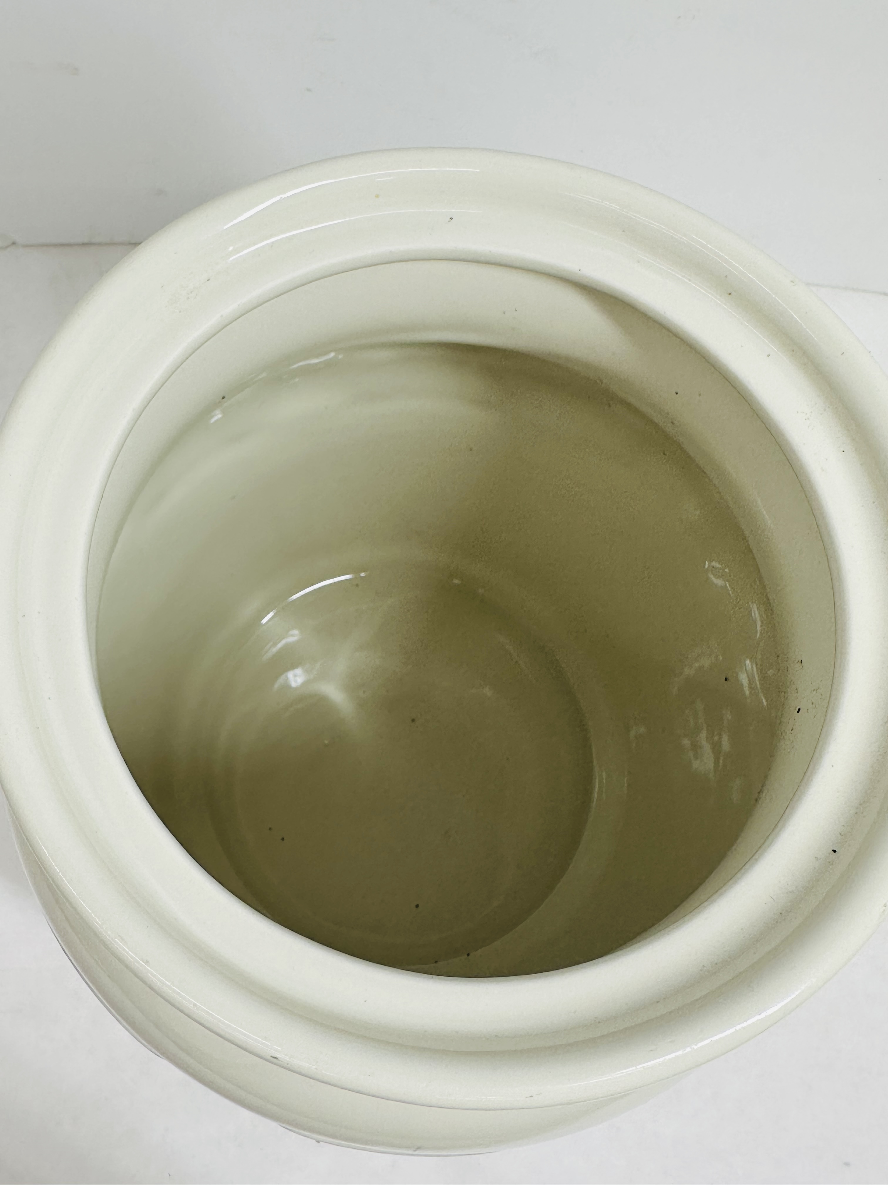 LONGABERGER WOVEN TRADITIONS CERAMIC CANISTER