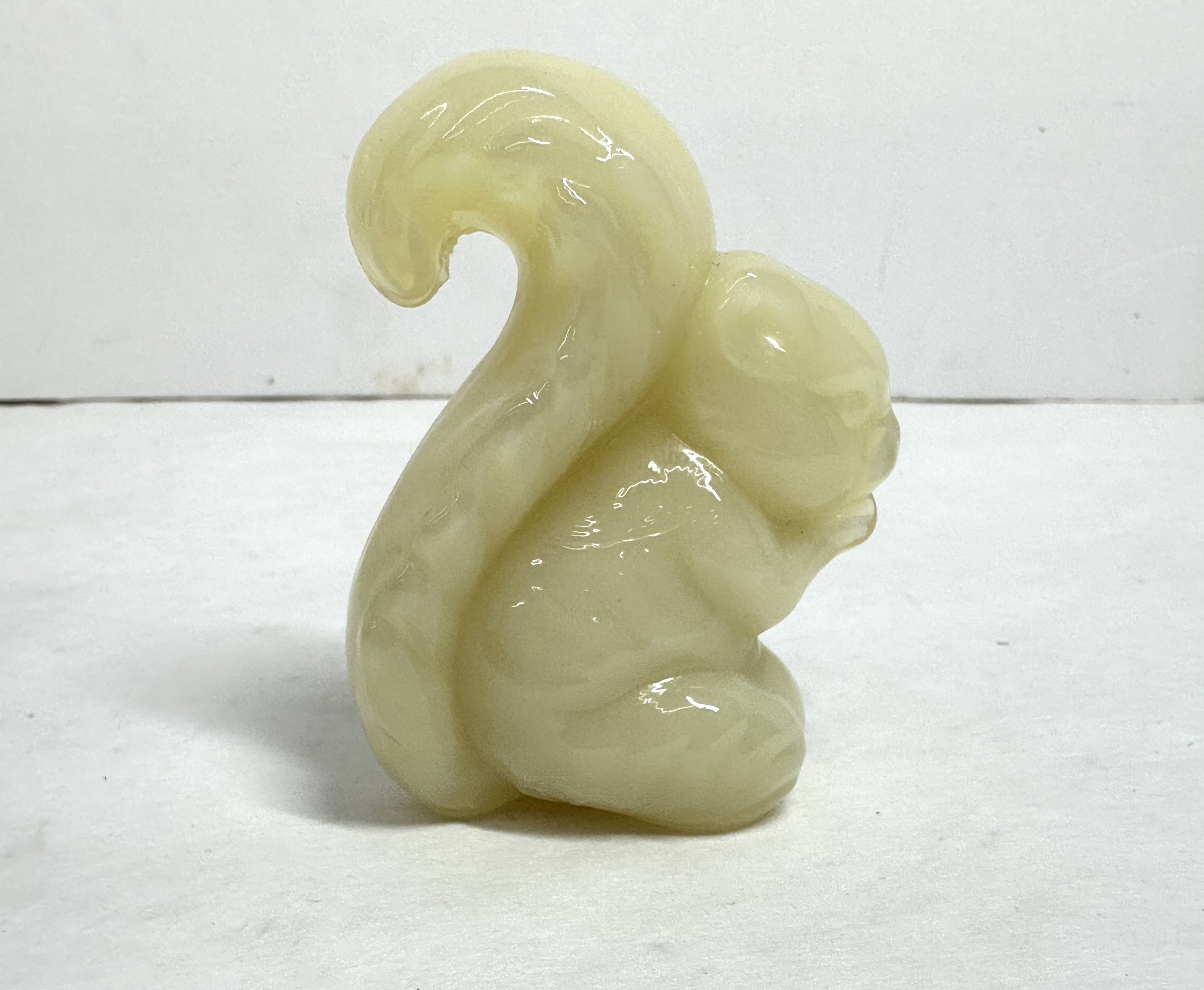 BOYD PALE YELLOW SQUIRREL FIGURINE