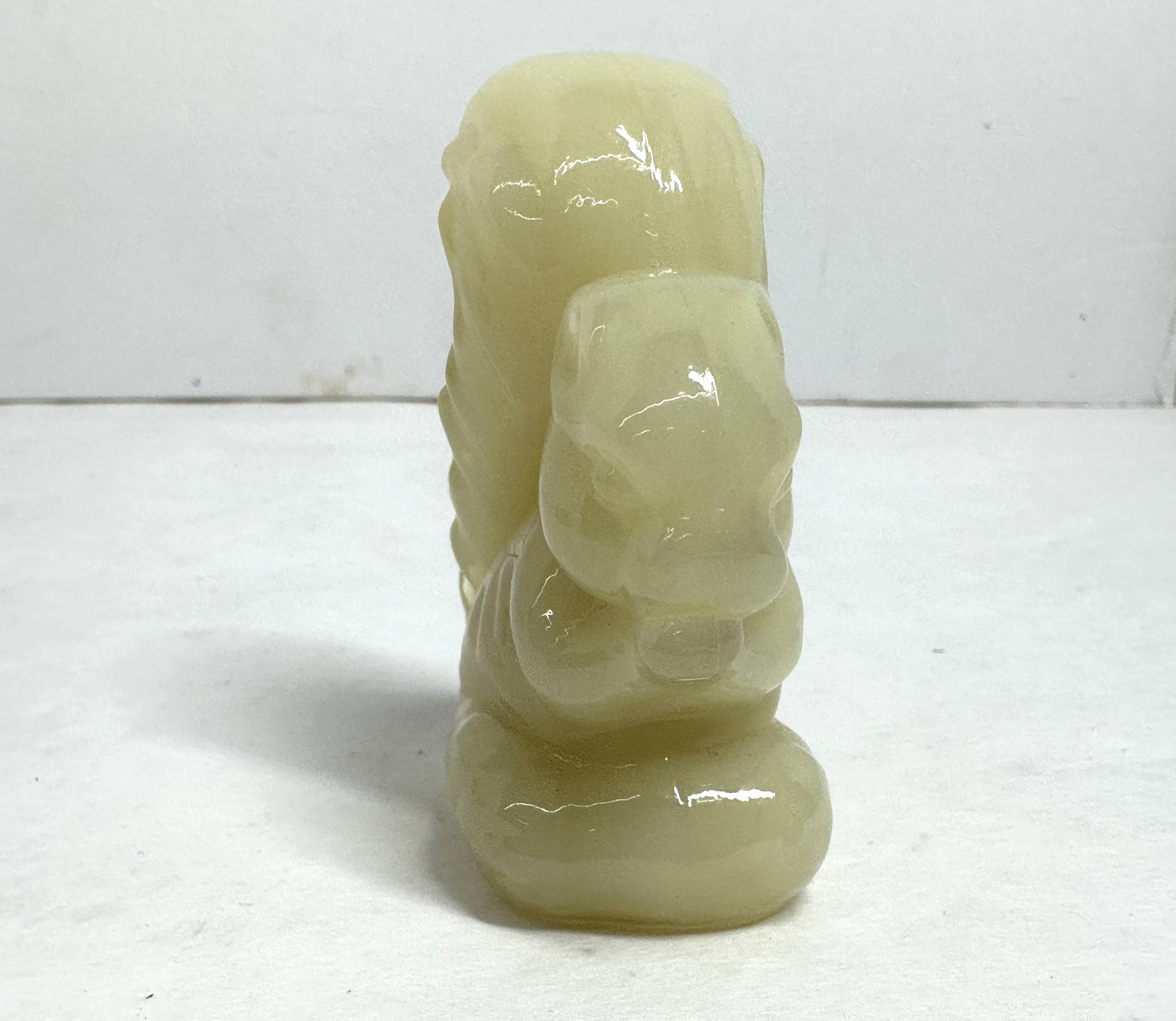 BOYD PALE YELLOW SQUIRREL FIGURINE