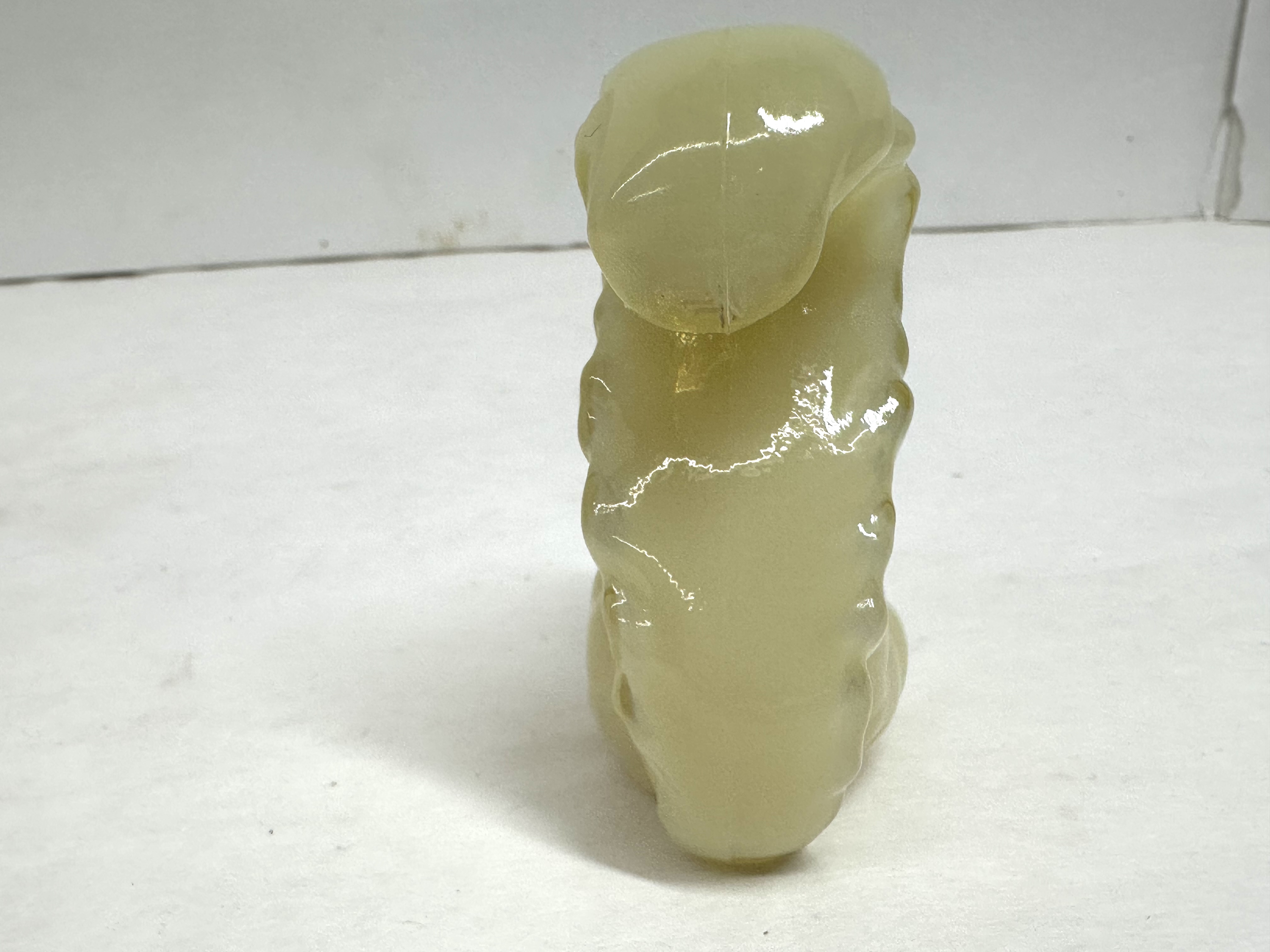 BOYD PALE YELLOW SQUIRREL FIGURINE