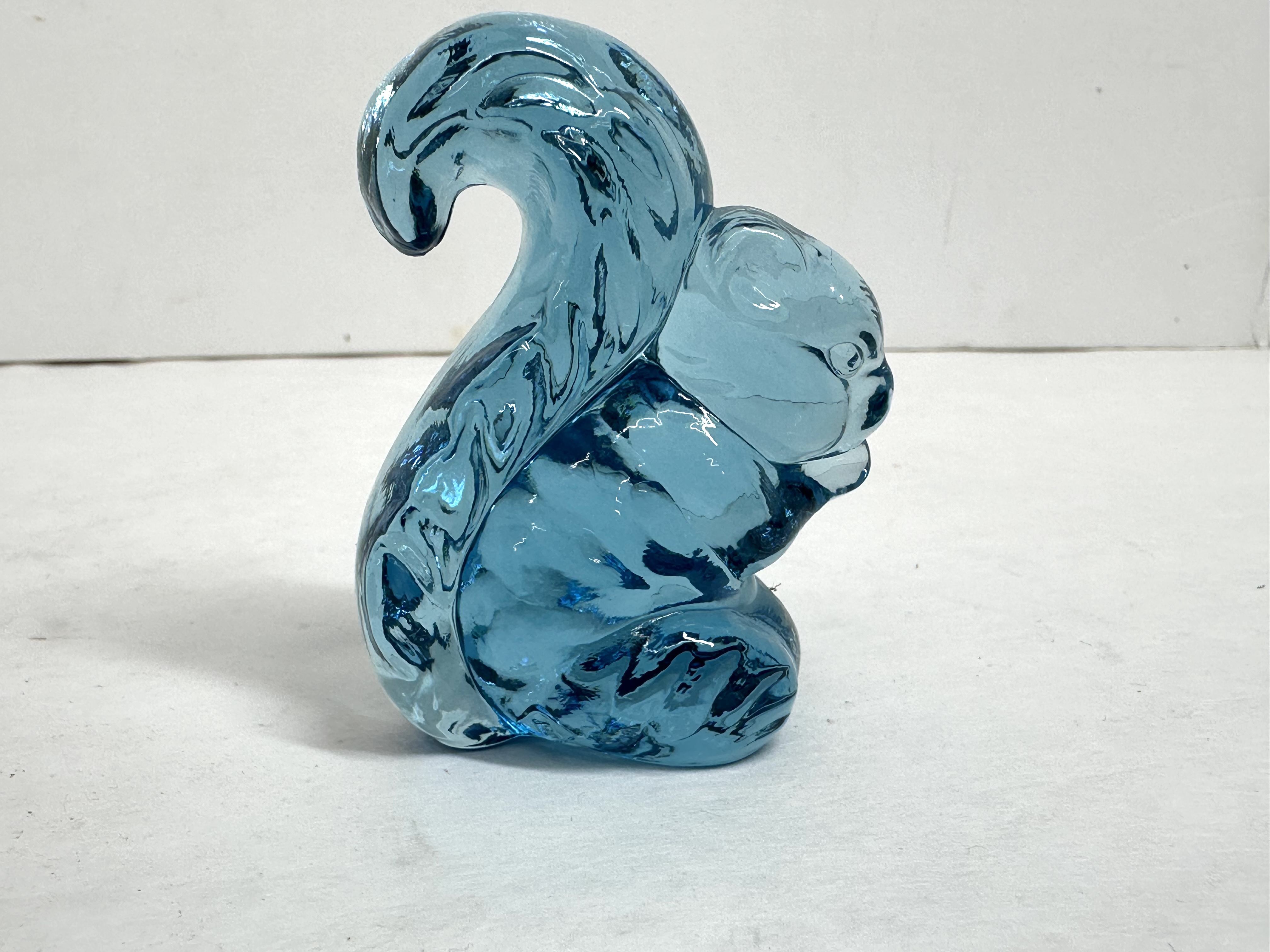 BOYD BLUE GLASS SQUIRREL, 1978-1983