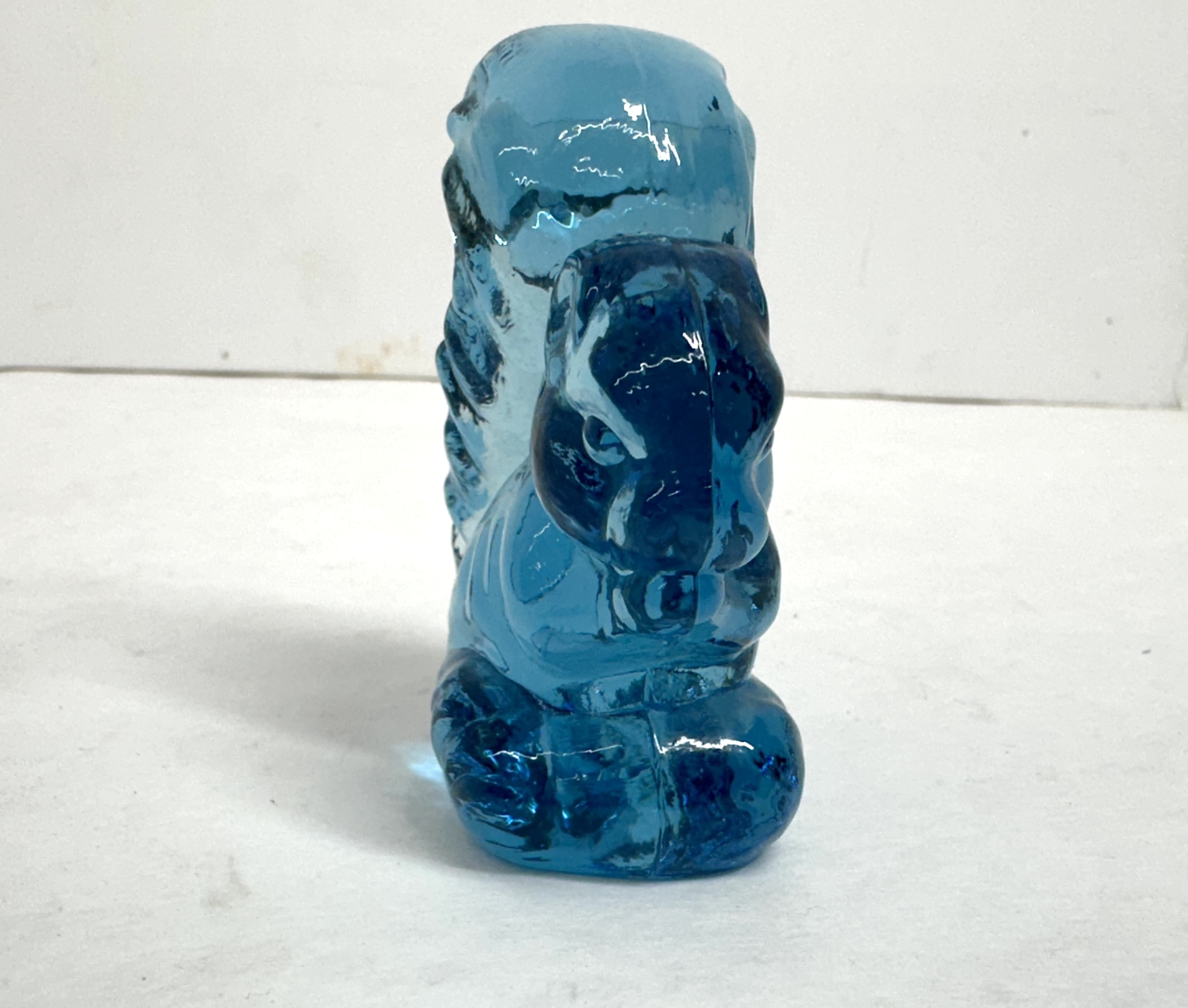 BOYD BLUE GLASS SQUIRREL, 1978-1983